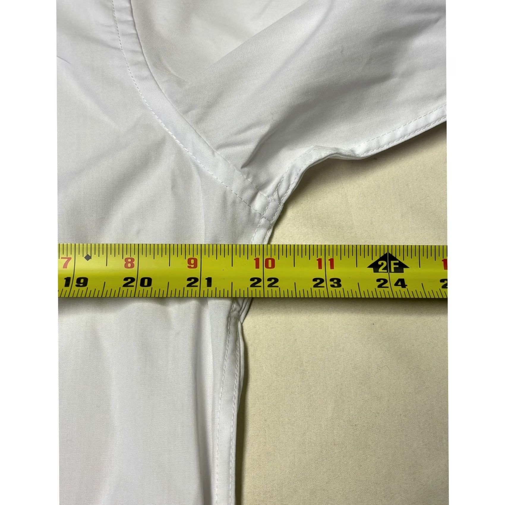 Vintage Milant Mens White Pleated Tuxedo Shirt Formal Dress 15 34/35 Cotton Blend French Cuff Classic Fit White Tuxedo Shirt Mens Weddings Black Tie Size 40R - 7 Thumbnail