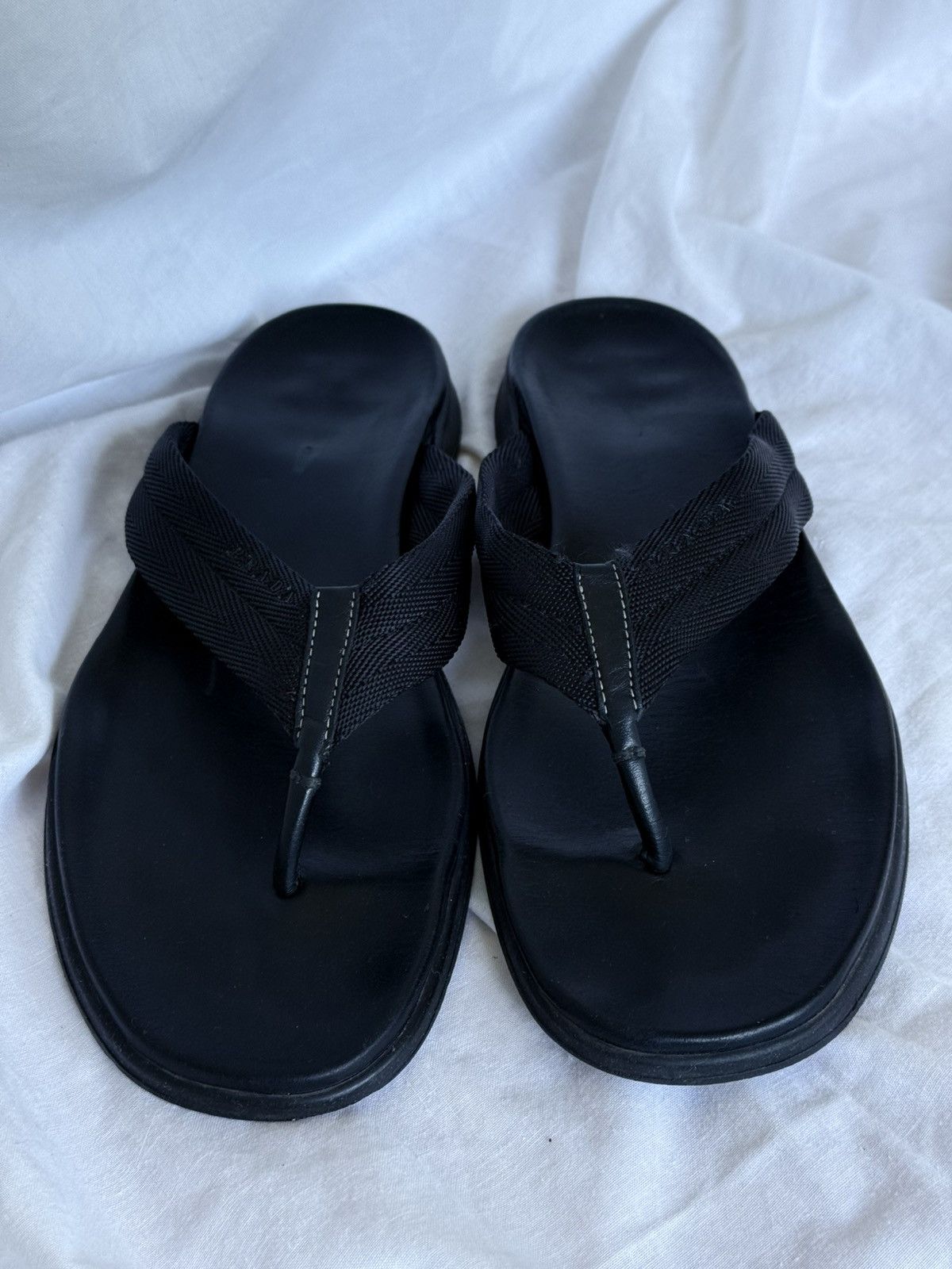 Prada Prada Black Flip Flops Thongs Sandals Size US 8.5 / IT 38.5 - 5 Thumbnail