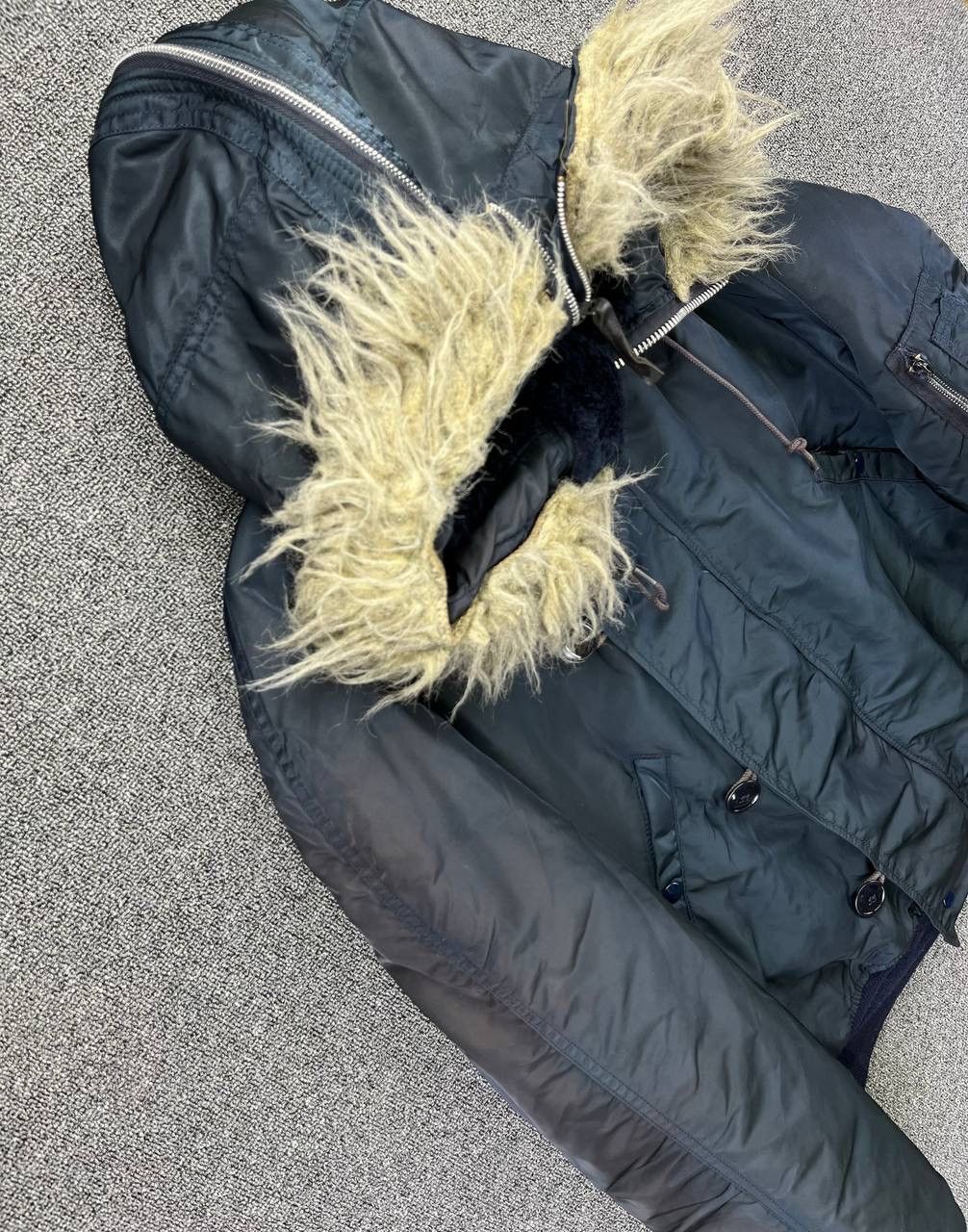 Alpha Industries Vintage Alpha Industries N-2B Attached Hood Flight Jacket Size US L / EU 52-54 / 3 - 6 Thumbnail