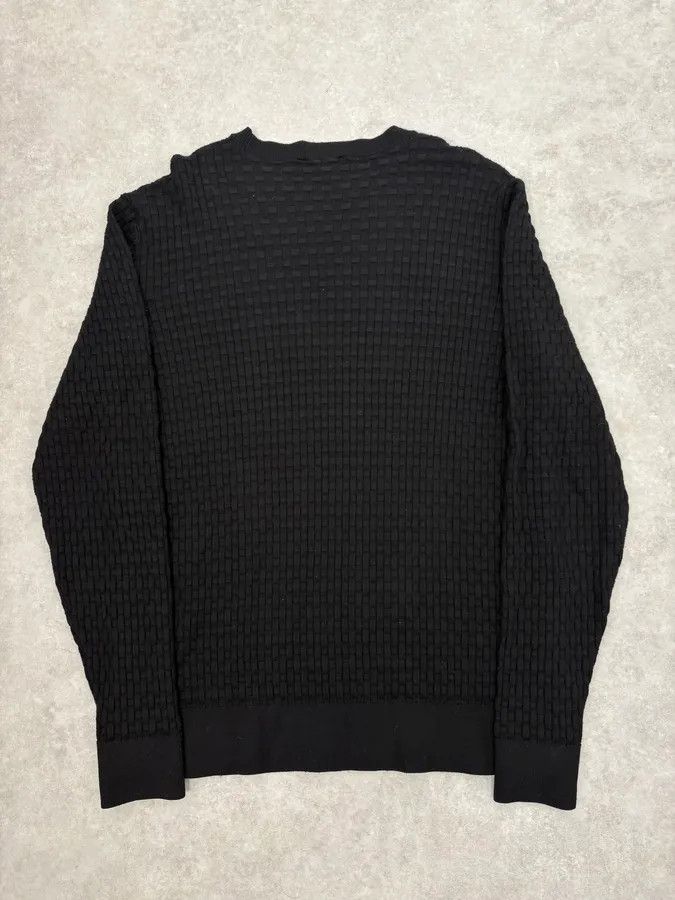 Emporio Armani 2000s Emporio Armani Black Woven Wool Sweater Size US S / EU 44-46 / 1 - 6 Thumbnail