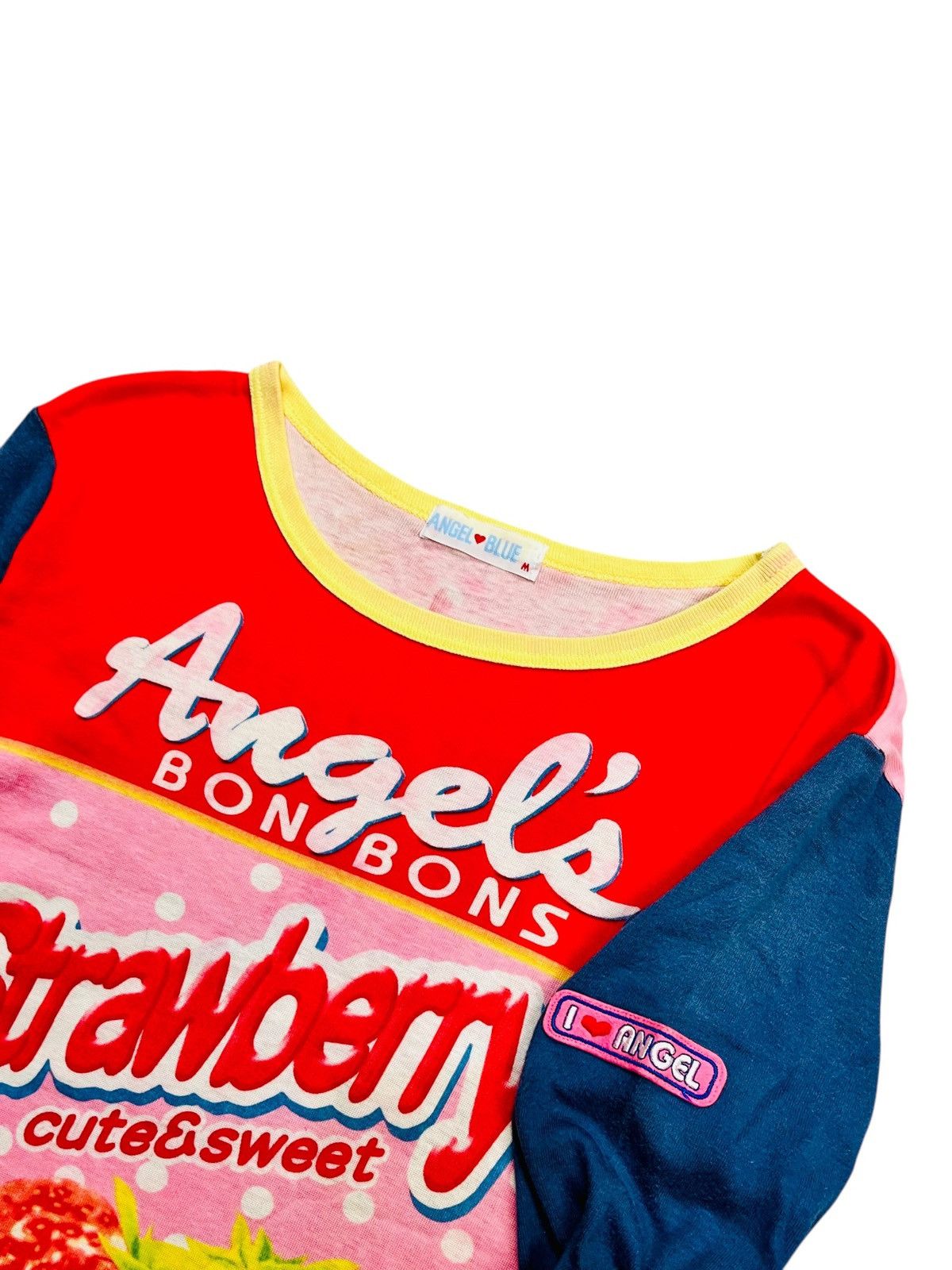Angel Blue 2000s Angel Blue - Strawberry Baby Tee Size M / US 6-8 / IT 42-44 - 5 Thumbnail