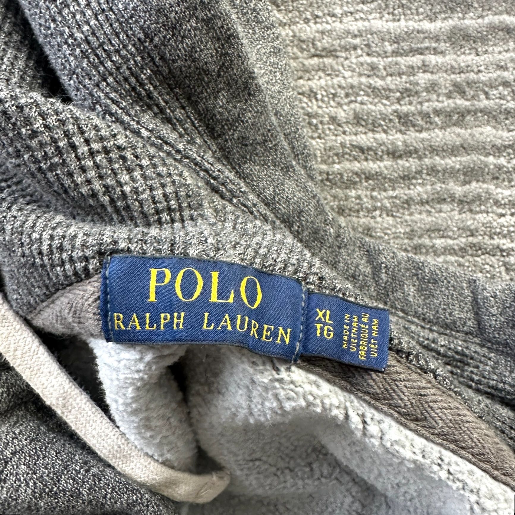 Polo Ralph Lauren Polo Ralph Lauren Hoodie Mens Extra Large Gray Pony Full Zip Heavy Knit Size US XL / EU 56 / 4 - 7 Thumbnail