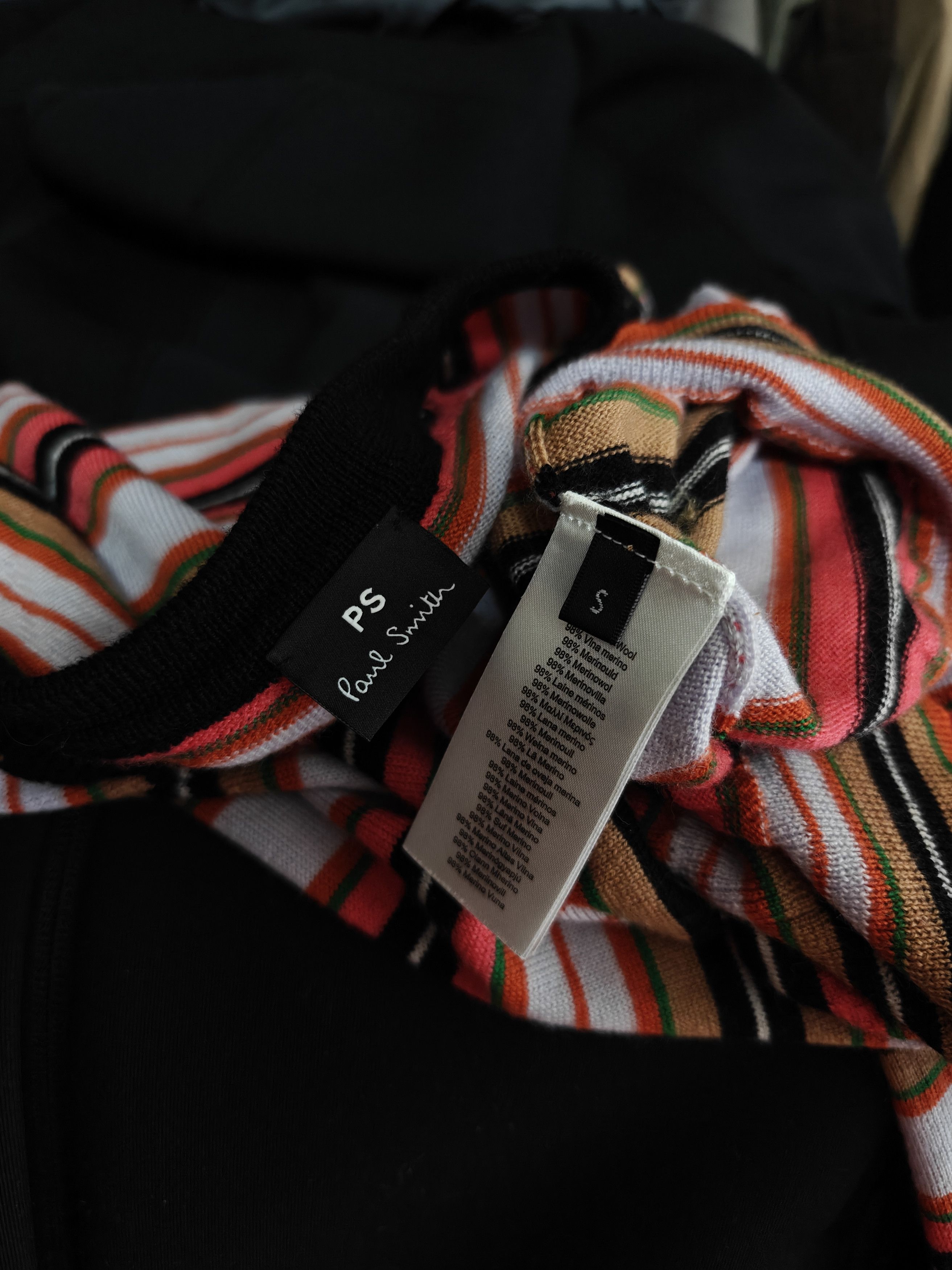 Paul Smith PS Paul Smith Striped Knit Sweater Embroidered Bird size S Size S / US 4 / IT 40 - 9 Thumbnail