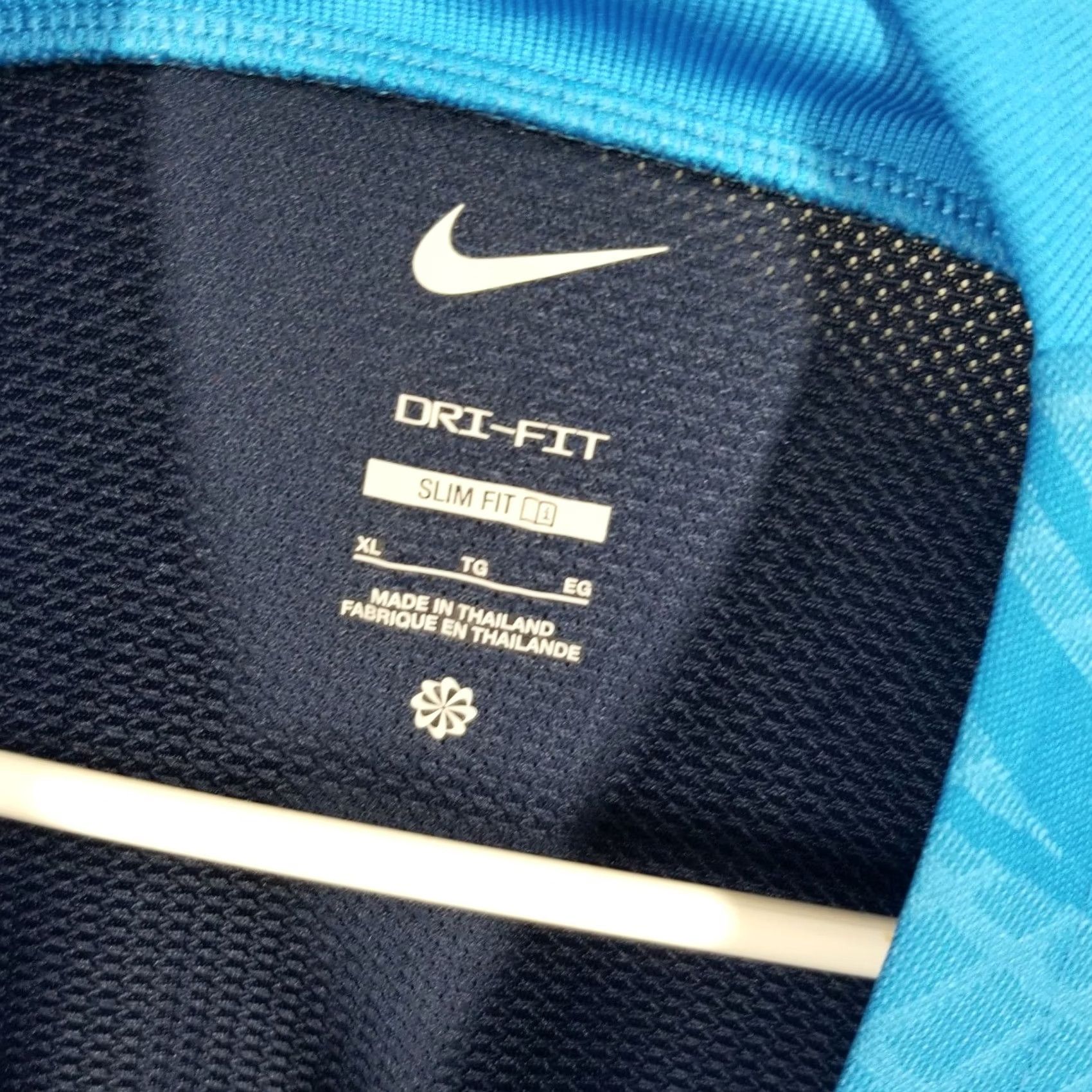 Nike Nike Dri-FIT Slim Fit Shirt Mens XL Black Blue Soccer Training Tee DR0889 Size US XL / EU 56 / 4 - 3 Thumbnail