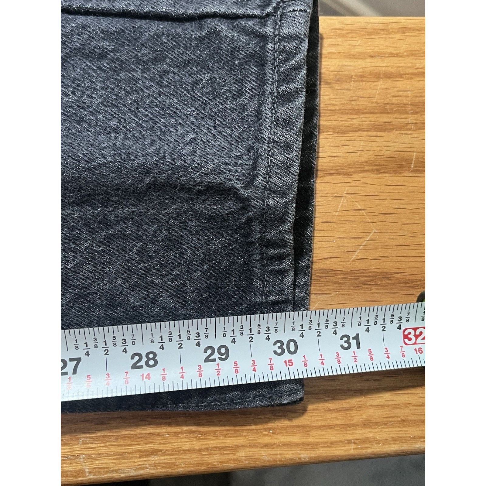 Levi's Vtg Levis Black Straight 501 26501-6157 90s Sz 11 Button Fly Size 27" / US 4 / IT 40 - 9 Thumbnail