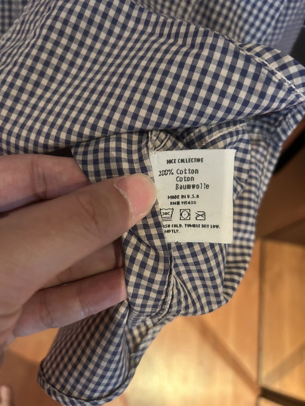 Nice Collective Nice Collective checkered shirt size L Size US L / EU 52-54 / 3 - 4 Thumbnail