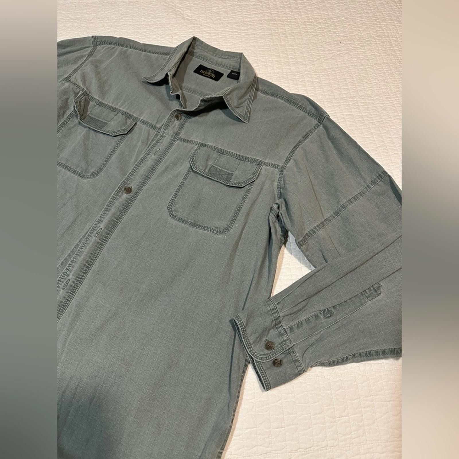 Redhead Red Head XL Light Green Button-Up Shirt EUC WORKWEAR Size US XL / EU 56 / 4 - 2 Thumbnail