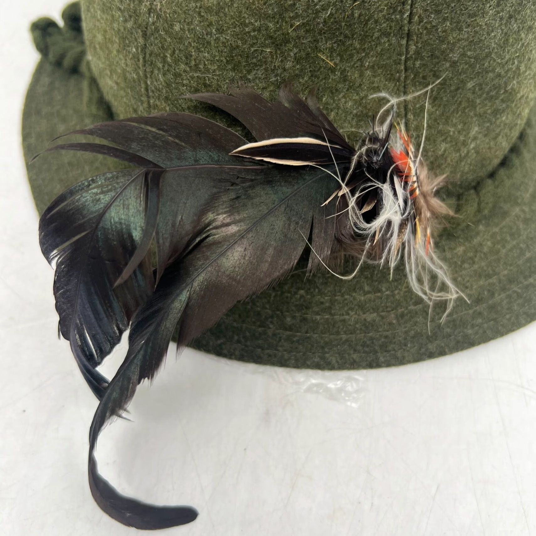Vintage VINTAGE Resi Hammerer Wool Fedora Hat 1960s Outdoor Green Size M Fitted Bavarian Mens Size ONE SIZE - 5 Thumbnail