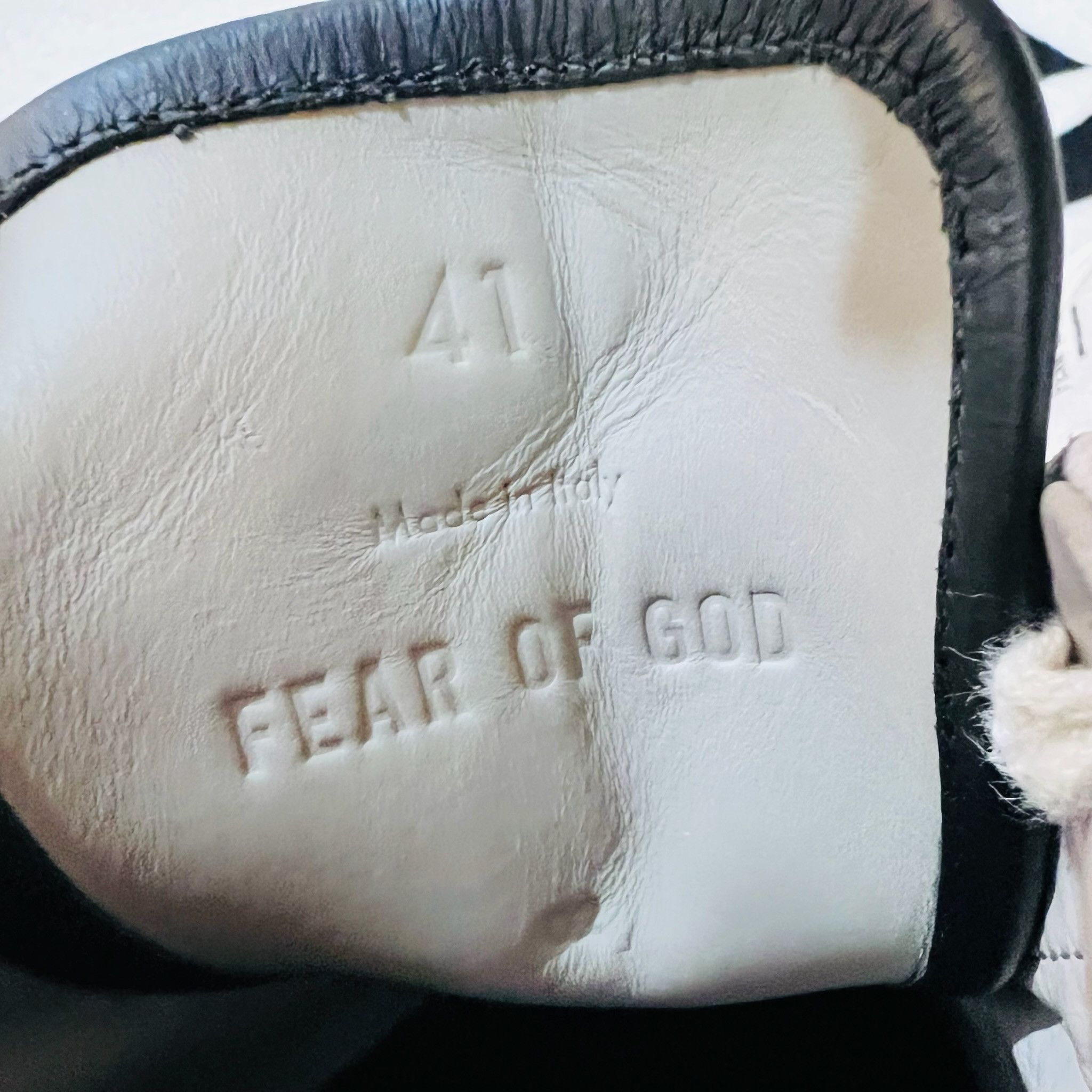 Fear of God Fear of God Grey 101 Allover Logo Print Low Top Sneakers Size US 8 / IT 38 - 7 Thumbnail