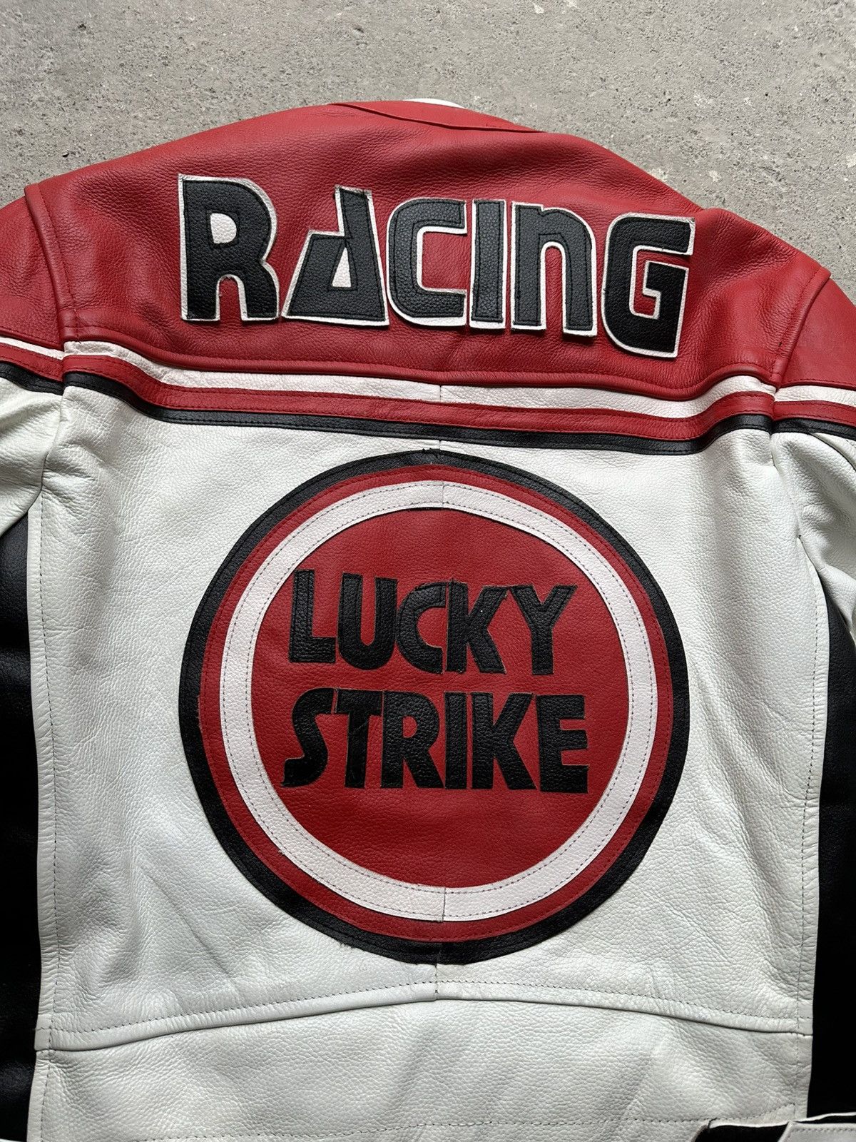 Lucky Brand Lucky Strike Exklusiv Arrow Leather Jacket S red white Size US S / EU 44-46 / 1 - 20 Thumbnail