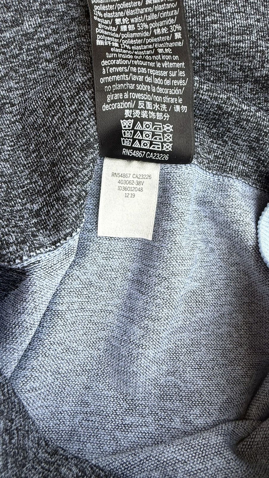 Victoria's Secret Victoria's Secret PINK Blue Gray High Waist Leggings Size 24" / US 00 / IT 34 - 11 Thumbnail