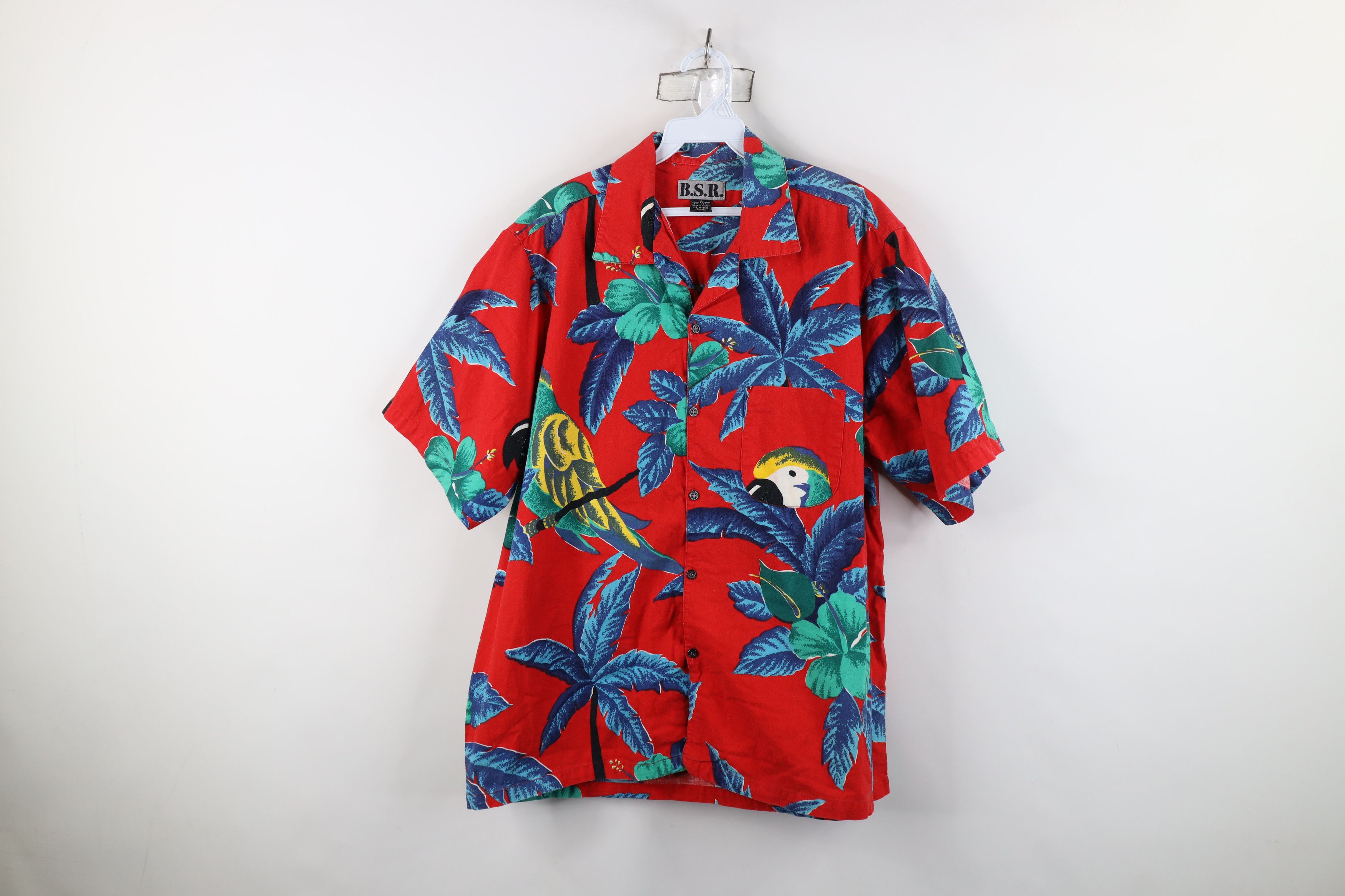 Vintage Vintage 90s Streetwear PI Tom Selleck Hawaiian Button Shirt Size US XL / EU 56 / 4 - 1 Thumbnail