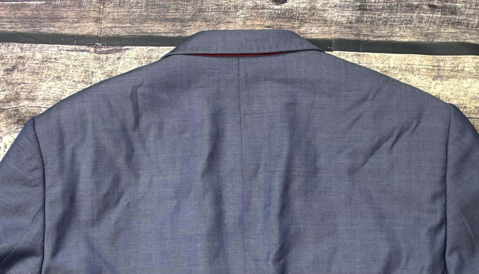 Ted Baker Ted Baker London Blazer Jacket Mens 38R Wool Satin Wool Size 38R - 7 Thumbnail