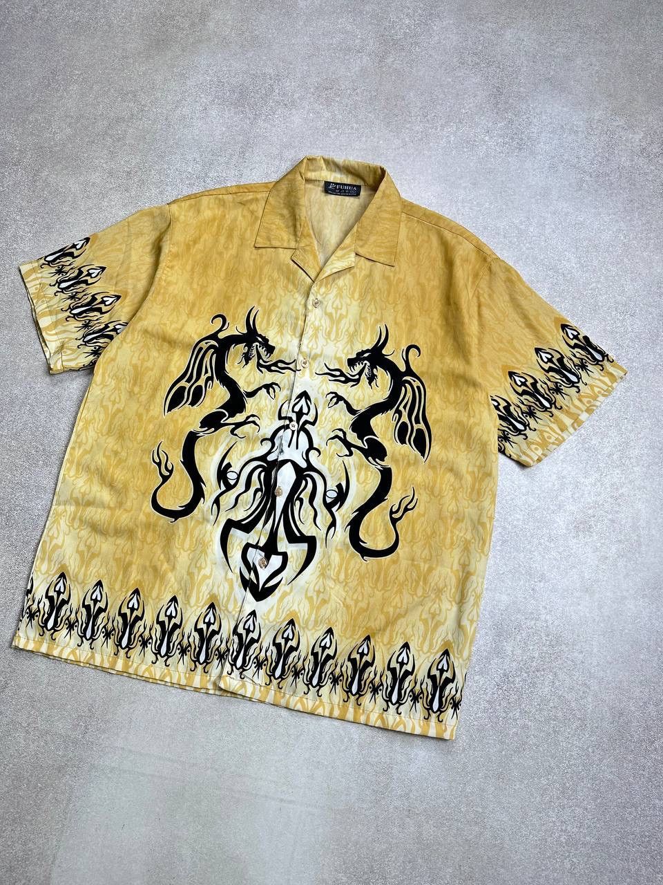 Vintage Vintage Tribal Japanese Dragons Y2K Hawaii Shirt L Size US L / EU 52-54 / 3 - 2 Thumbnail