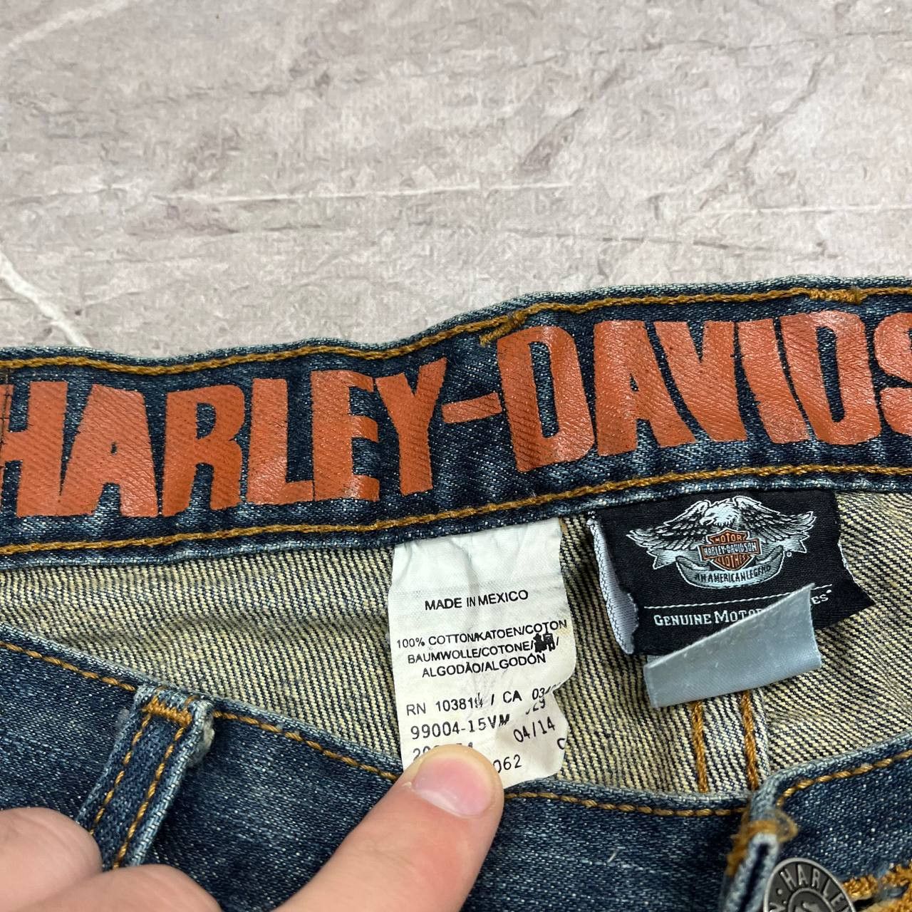 Harley Davidson Harley Davidson Men's Motorcycle Jeans with Knee size 32x30 Size US 33 - 12 Thumbnail