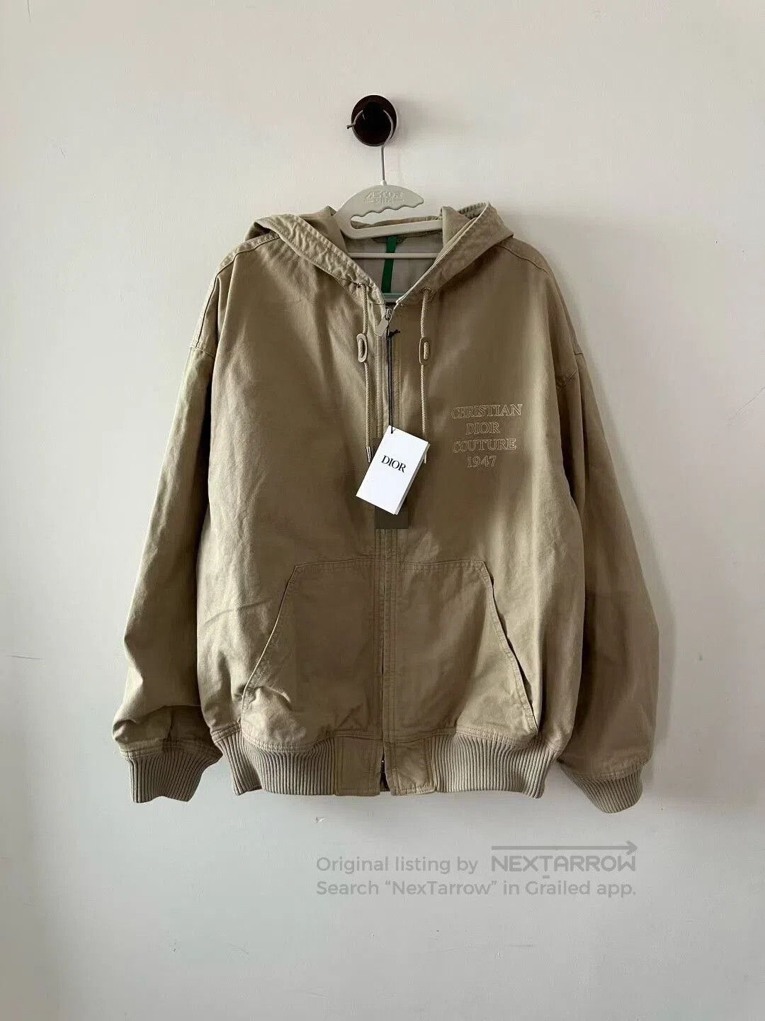 Dior Dior Khaki Hooded Jacket. Size US M / EU 48-50 / 2 - 1 Thumbnail