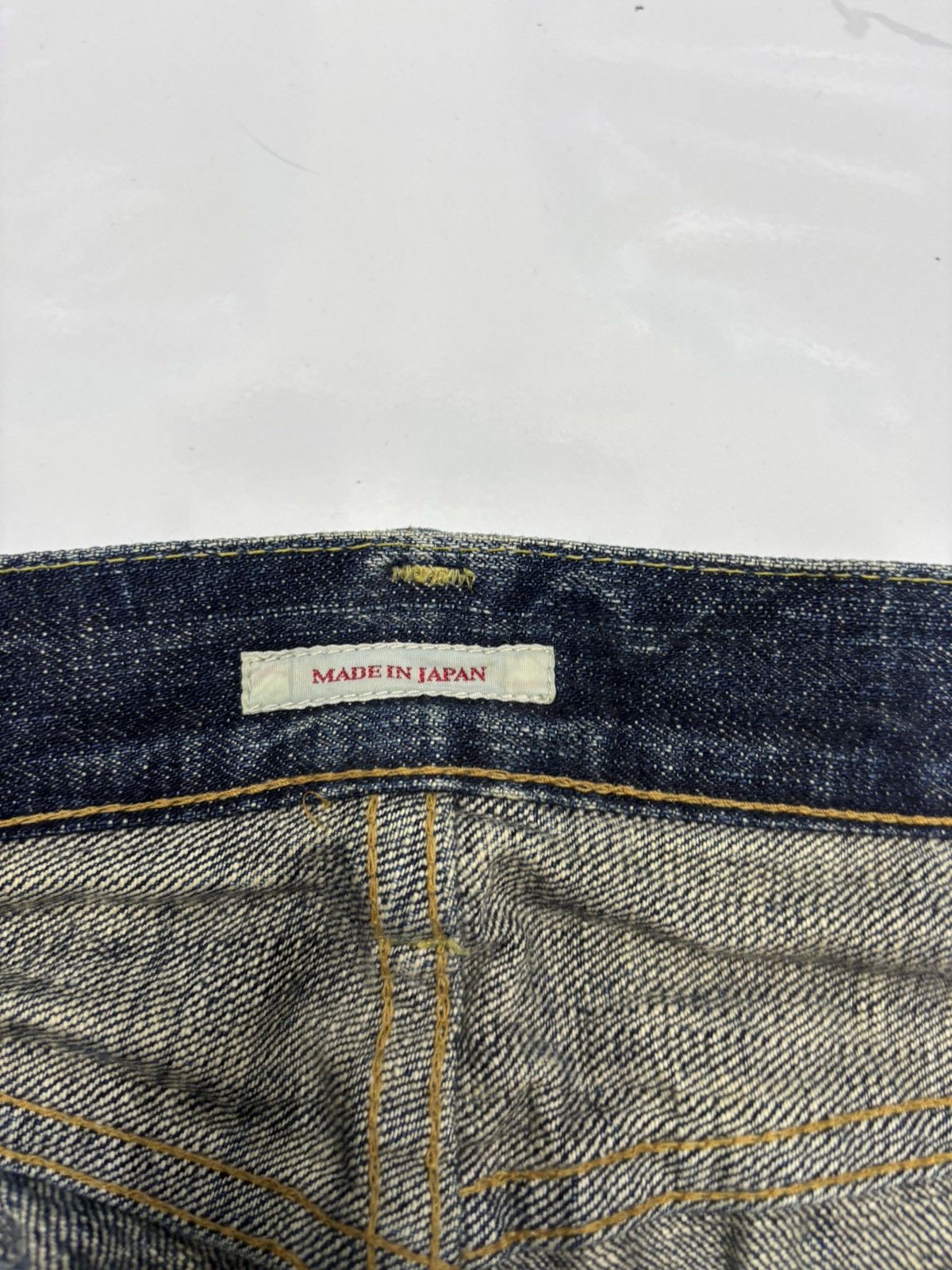 Eternal 🔥ETERNAL MADE IN JAPAN MUD DISTRESSED DENIM JEANS Size US 32 / EU 48 - 11 Thumbnail