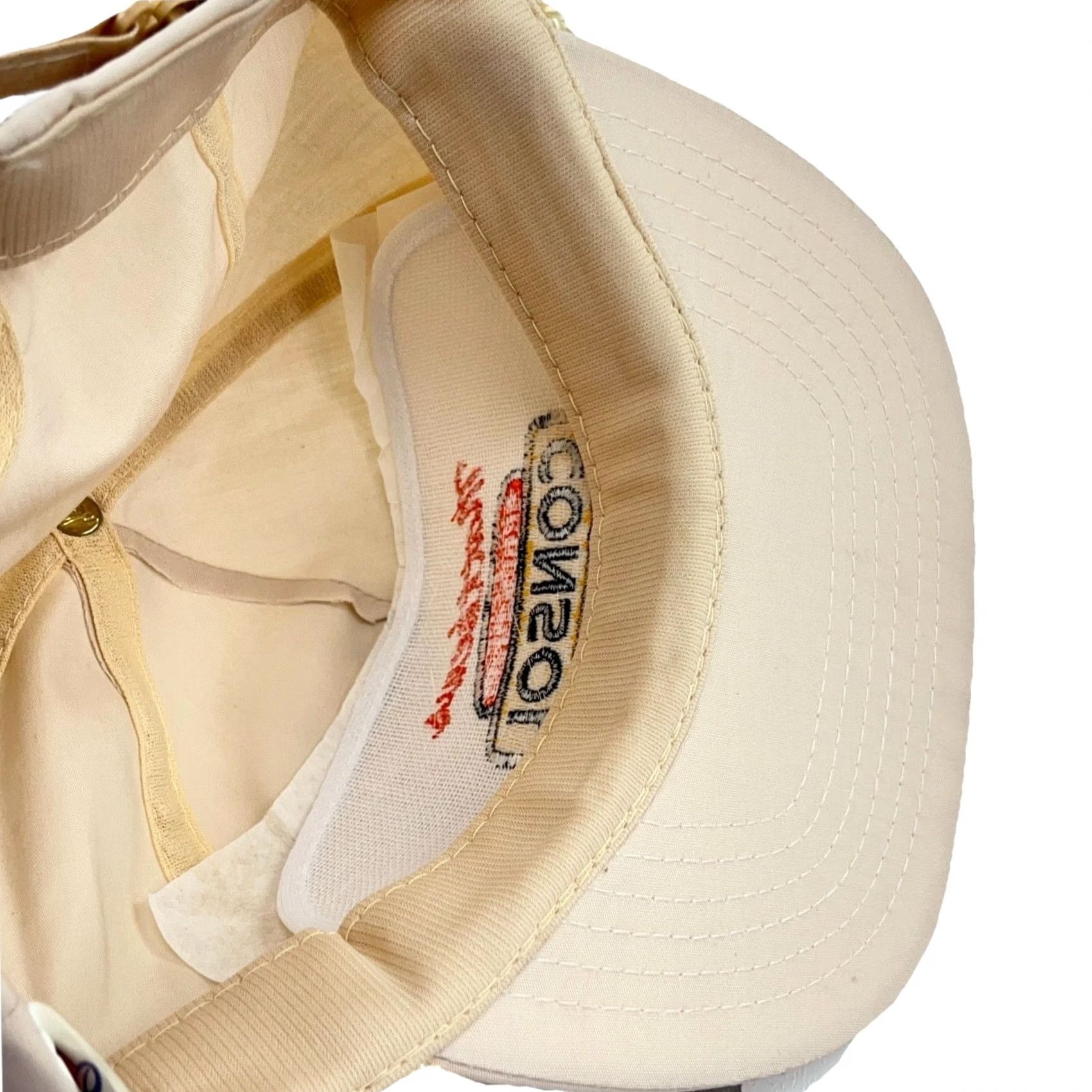 Coal VINTAGE Consol Trucker Hat Cap Coal Mining 80s 90s Rope Matthews Tan One Size Mens Size ONE SIZE - 7 Thumbnail