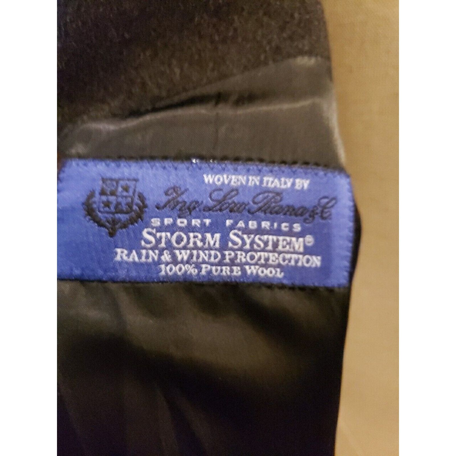 Loro Piana ING. LORO PIANA & C. Storm System Italy Men’s 46 XL Overcoat Size US XL / EU 56 / 4 - 6 Thumbnail