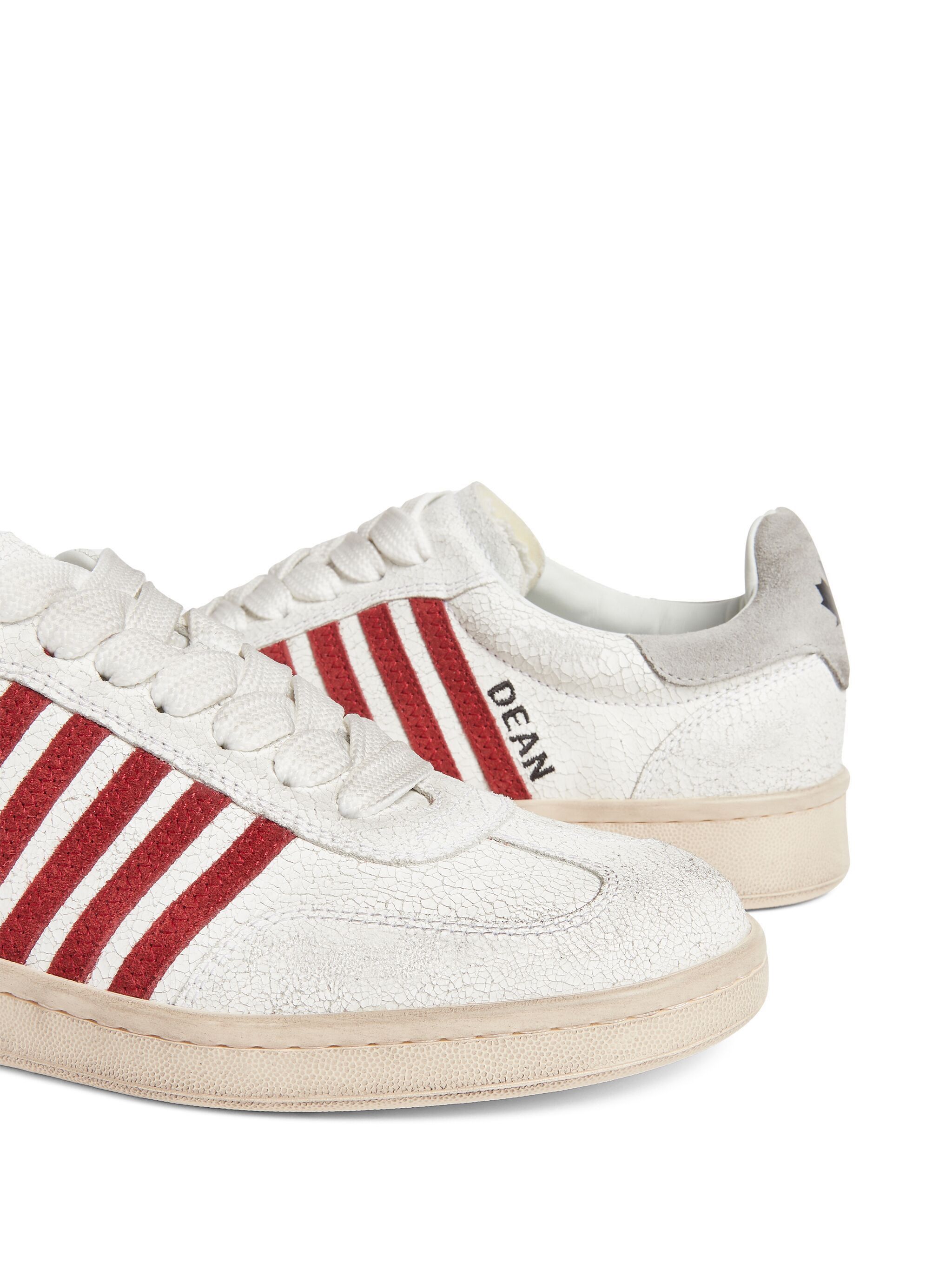 Dsquared2 o1s22i1n1124 Box Sneakers in Grey & Red Size US 10 / EU 43 - 4 Thumbnail