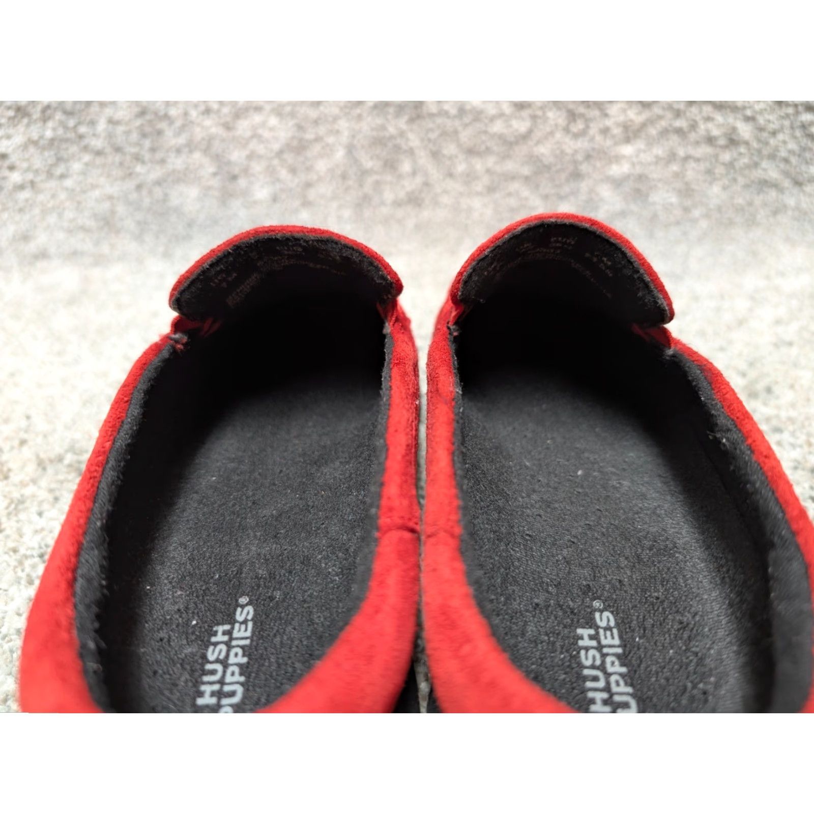 Hush Puppies VINTAGE Hush Puppies Red Suede Loafers Flat Slip On Women 7 Red Retro Loafer Comfort Quiet Luxury Grandmacore Womens Size US 7 / IT 37 - 7 Thumbnail