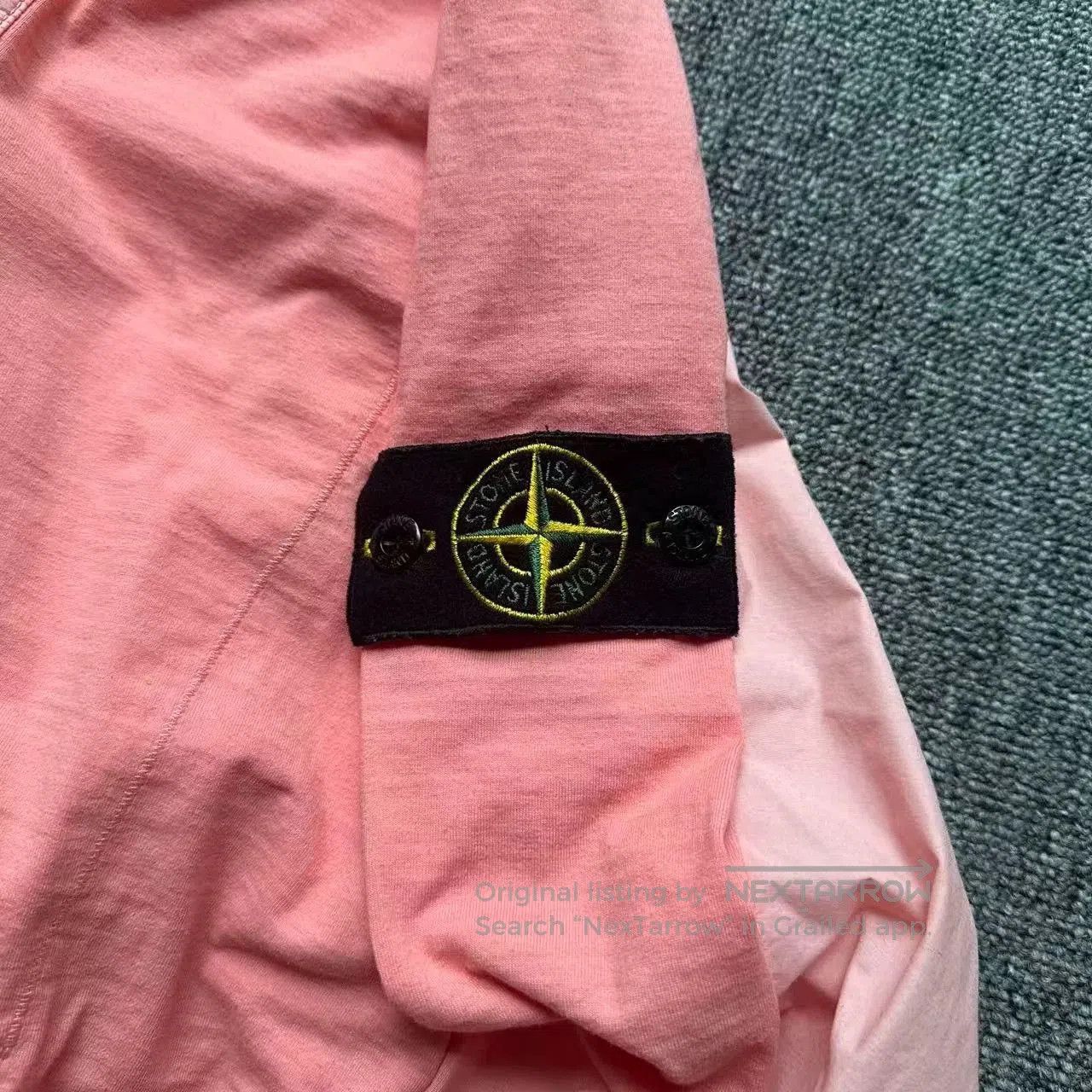 Stone Island stone island half-zip jacket in light pink. Size US L / EU 52-54 / 3 - 2 Thumbnail