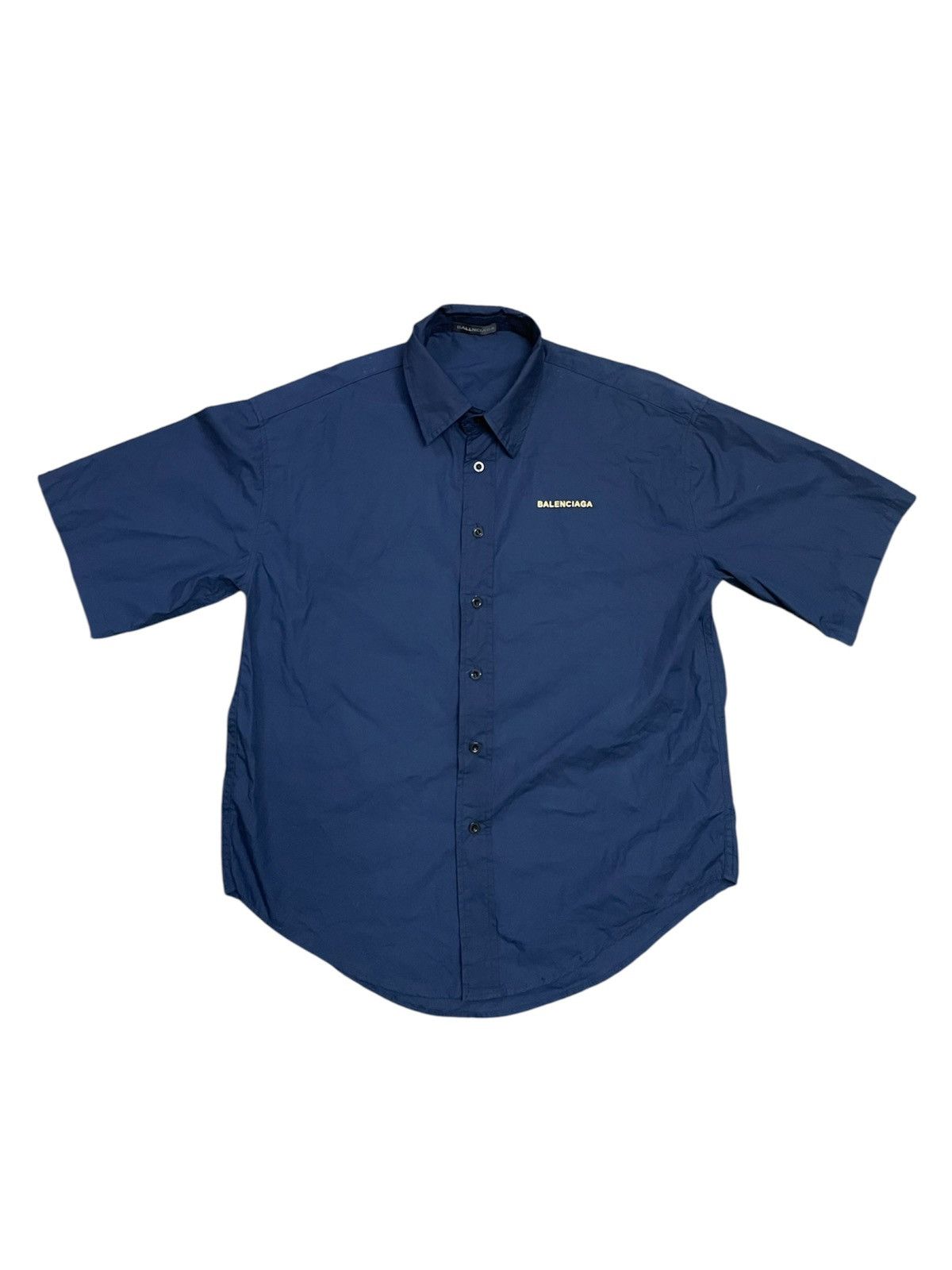 Balenciaga Balenciaga formal Shirt spellout Size US M / EU 48-50 / 2 - 2 Thumbnail