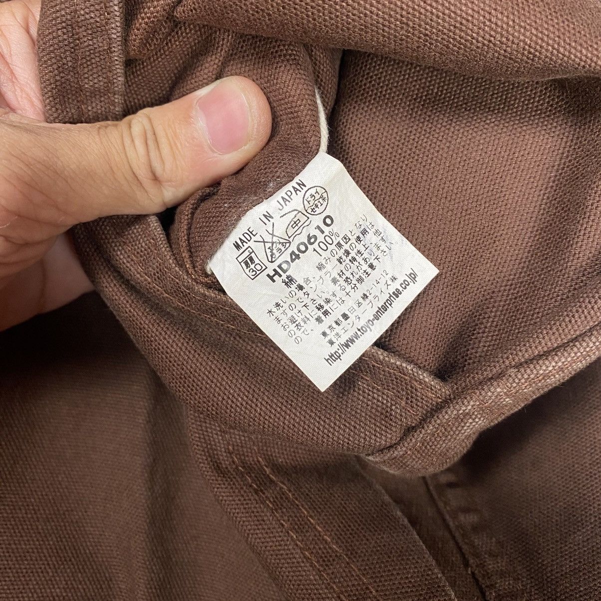 Japanese Brand × Sugar Cane × Toyo Enterprises HeadLight Union Made Double Knee Canvas Carpenter Work Pants Size US 30 / EU 46 - 9 Thumbnail
