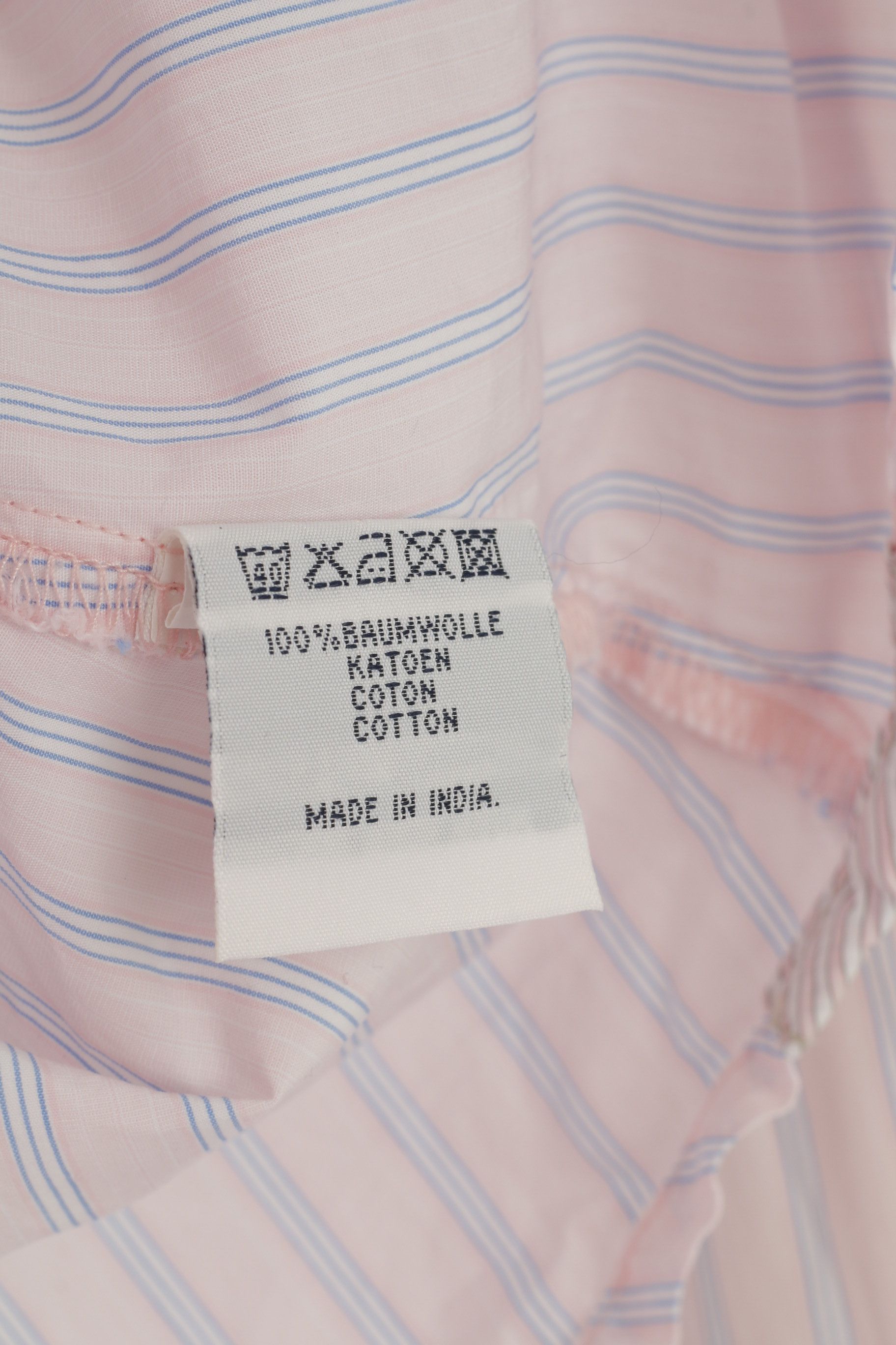 Vintage Gaastra Women M Casual Shirt Pink Cotton Striped 10849 Size M / US 6-8 / IT 42-44 - 7 Thumbnail