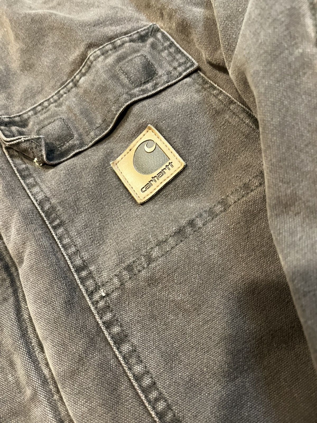Carhartt Vintage Carhartt C26 Sandstone Duck Arctic Quilted Coat 2XL Size US XXL / EU 58 / 5 - 12 Thumbnail