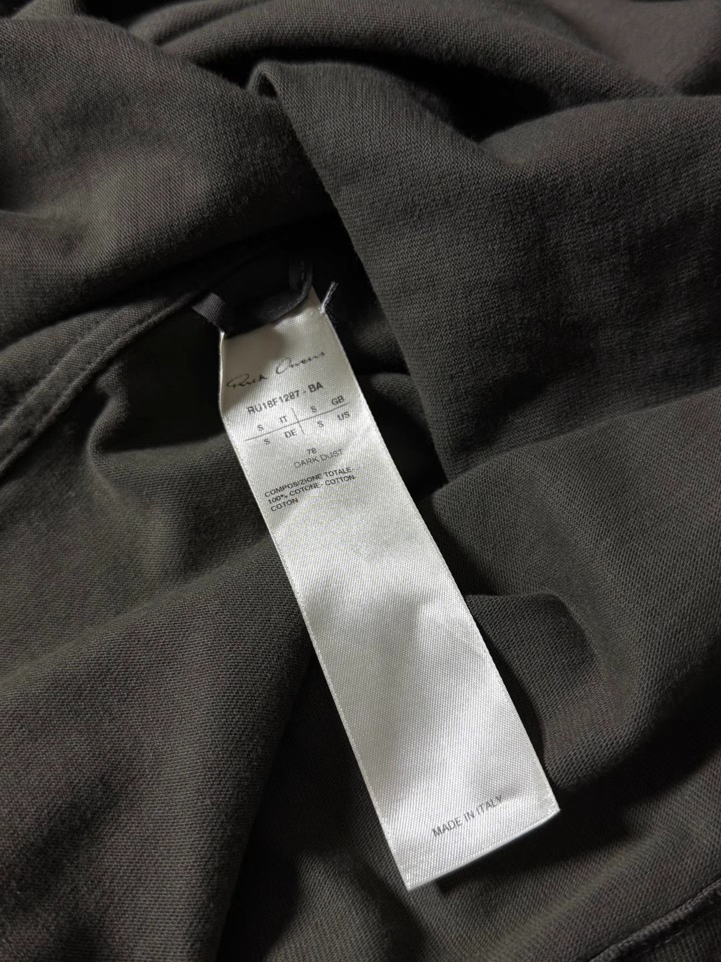 Rick Owens Rick Owens 18FW mainline mock neck long-sleeve shirt Size US S / EU 44-46 / 1 - 8 Thumbnail