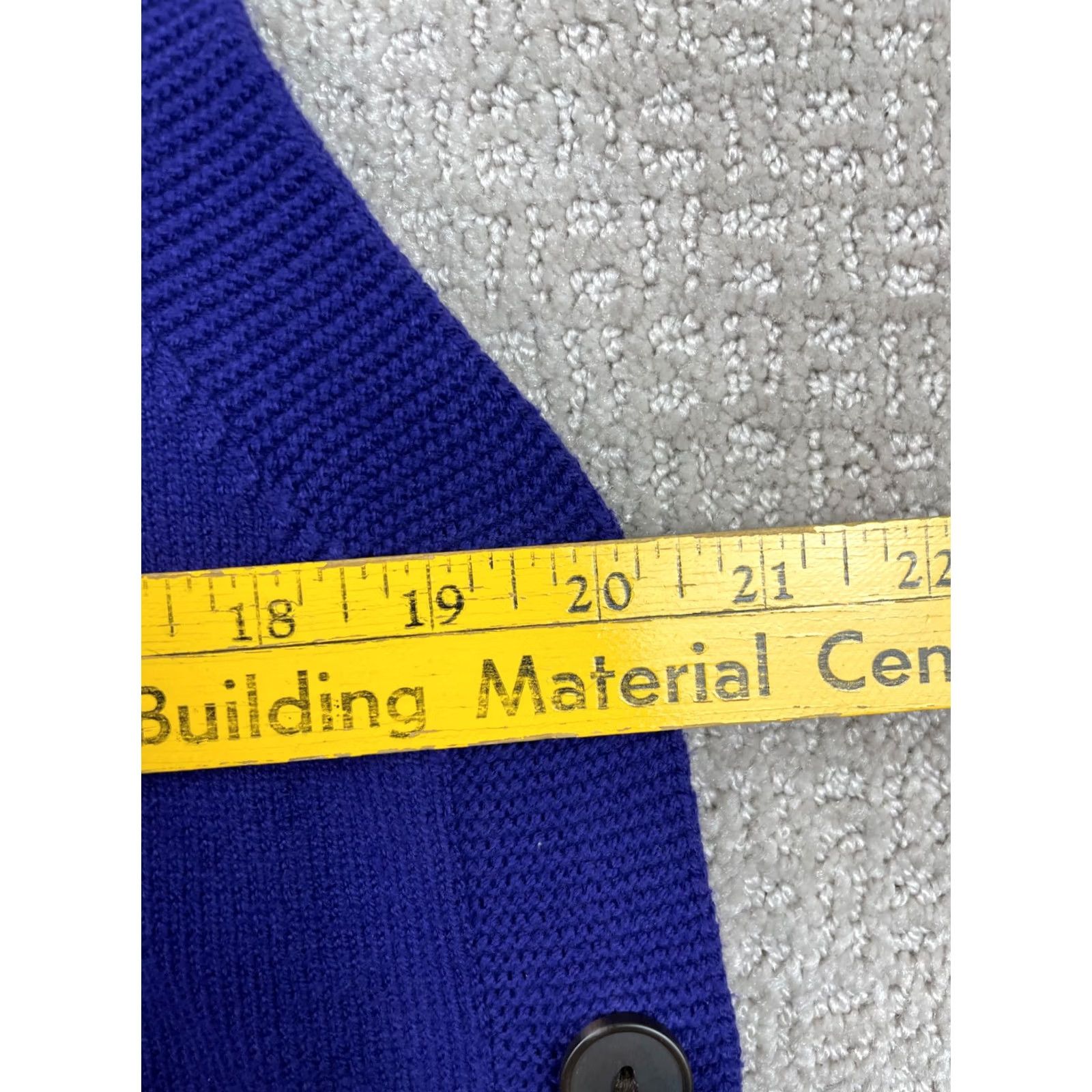 J. Jill J. Jill Sweater Vest Womens Petite Small Purple Cotton Blend V-Neck Side Button Vest Spring Fall Winter Mens Womens Girls Size S / US 4 / IT 40 - 3 Thumbnail