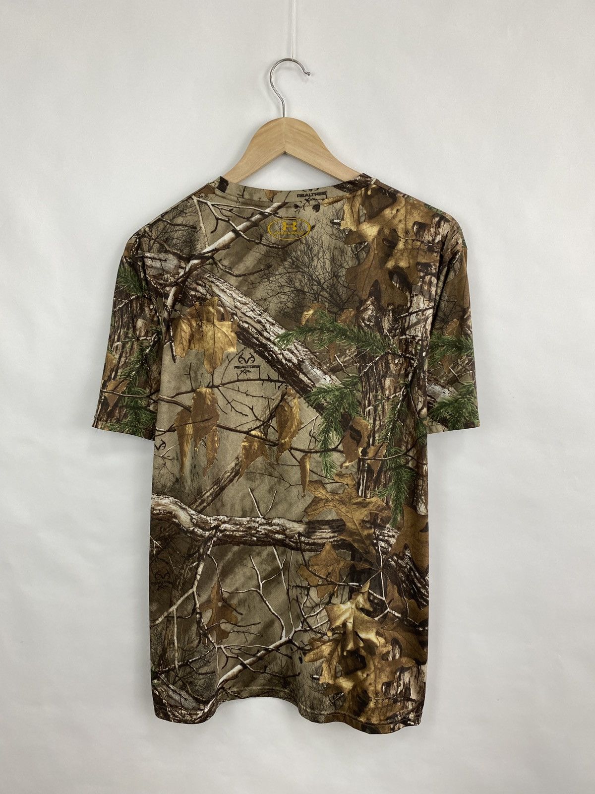 Under Armour 🐗 Under Armour Camo Realtree T-Shirt Rare Military Hype Y2K Size US L / EU 52-54 / 3 - 9 Thumbnail