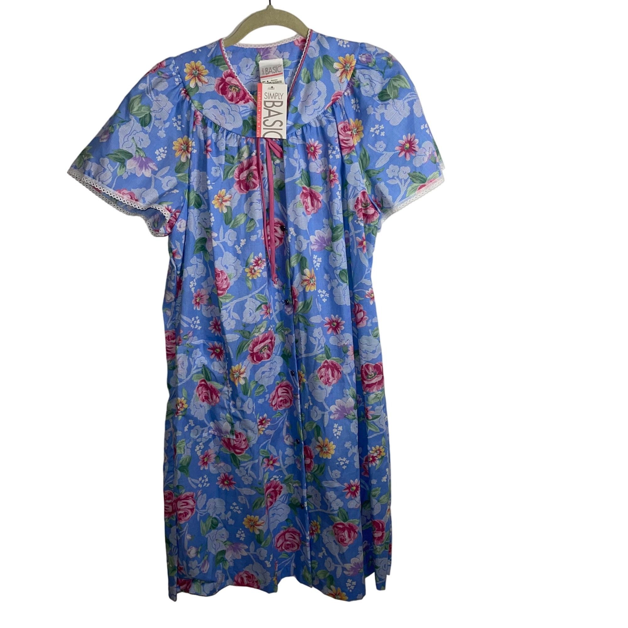 Other Simply Basic Womens Coat Robe Size Medium Blue Size ONE SIZE - 1 Thumbnail