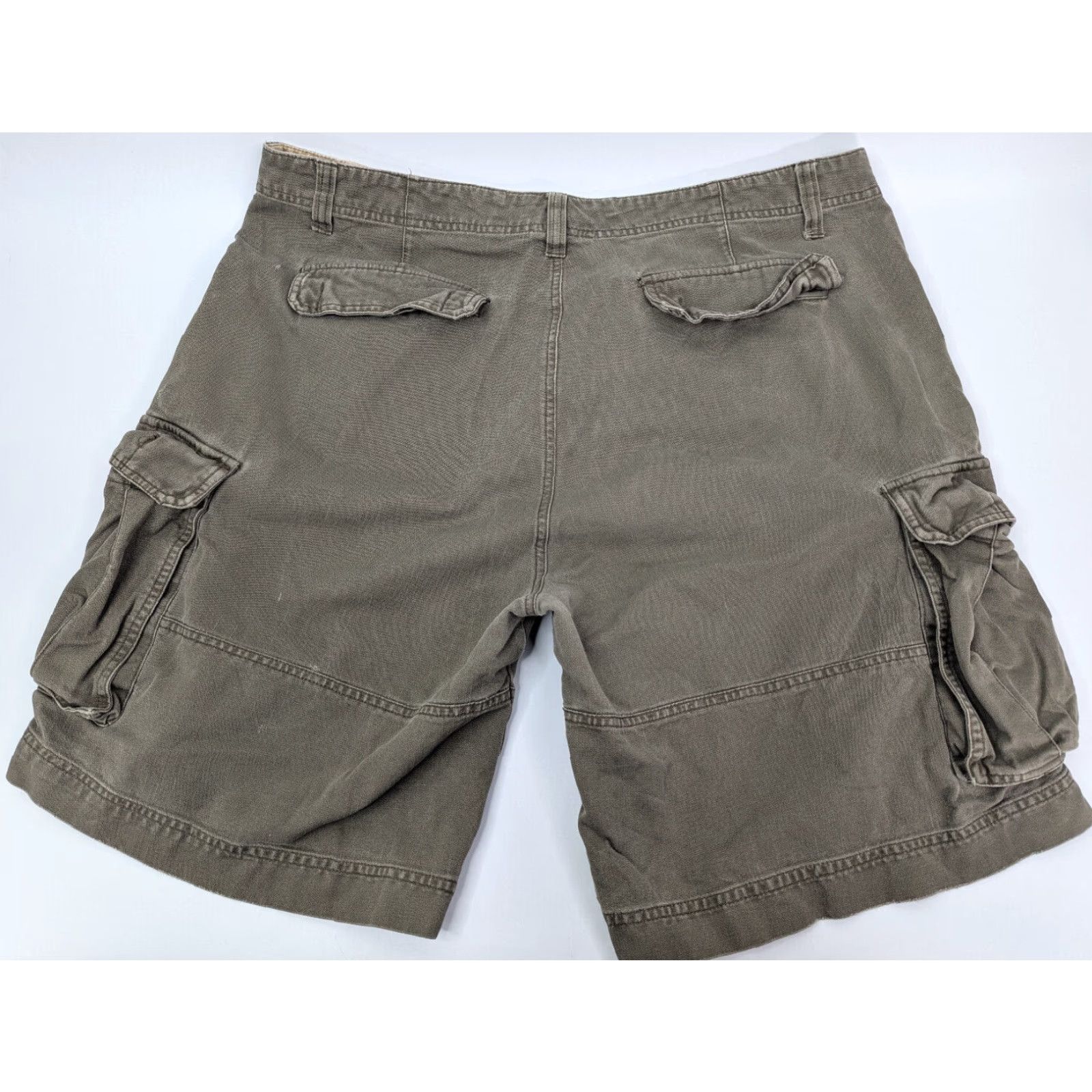 Ocean Pacific VINTAGE Ocean Pacific OP Cargo Shorts Mens 38 Khaki Flap Pockets Summer Outdoors Casual Size US 38 / EU 54 - 4 Thumbnail