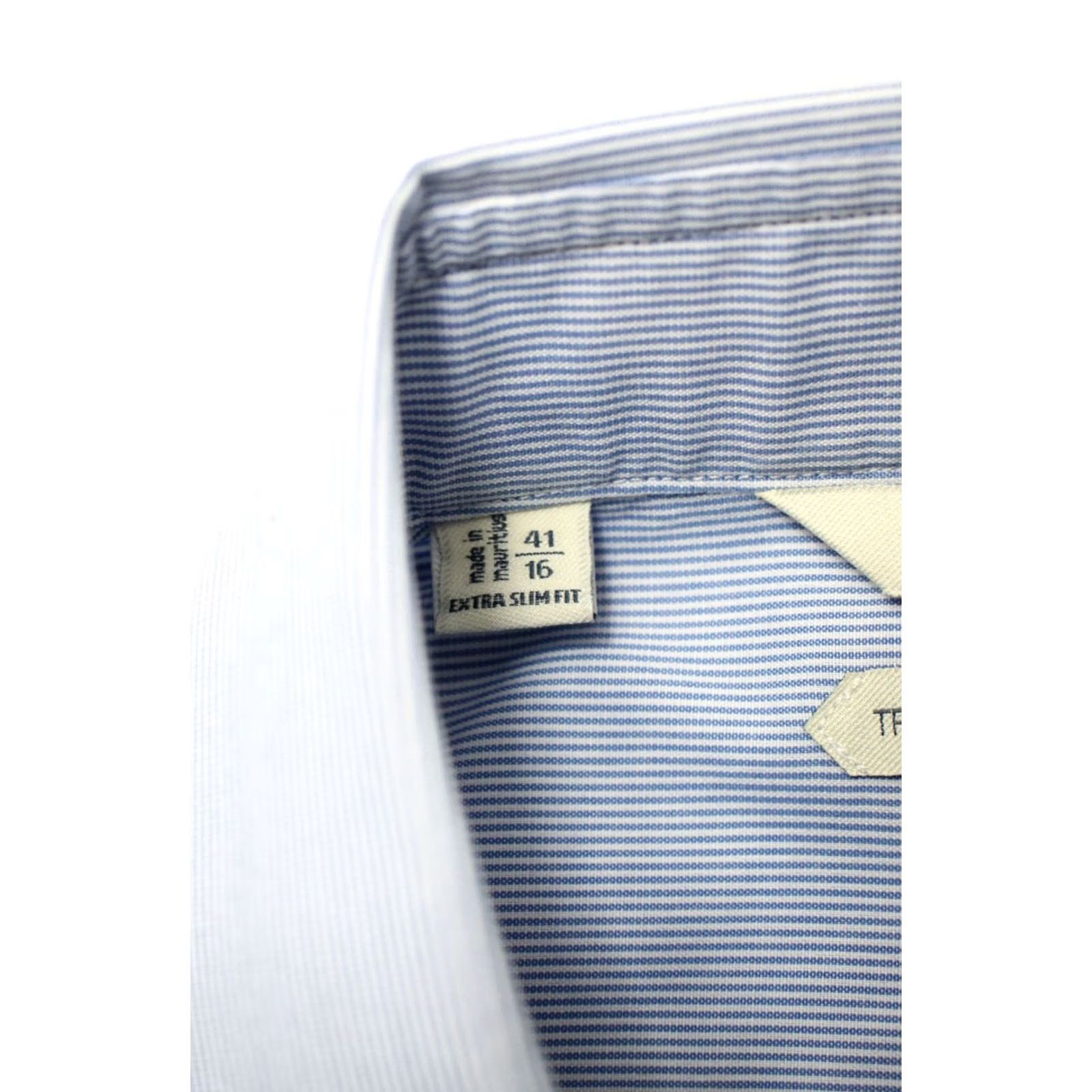 Suitsupply Suitsupply Try On Extra Slim Fit Formal Shirt Men's 41/16 Striped Shirt Size 42R - 7 Thumbnail