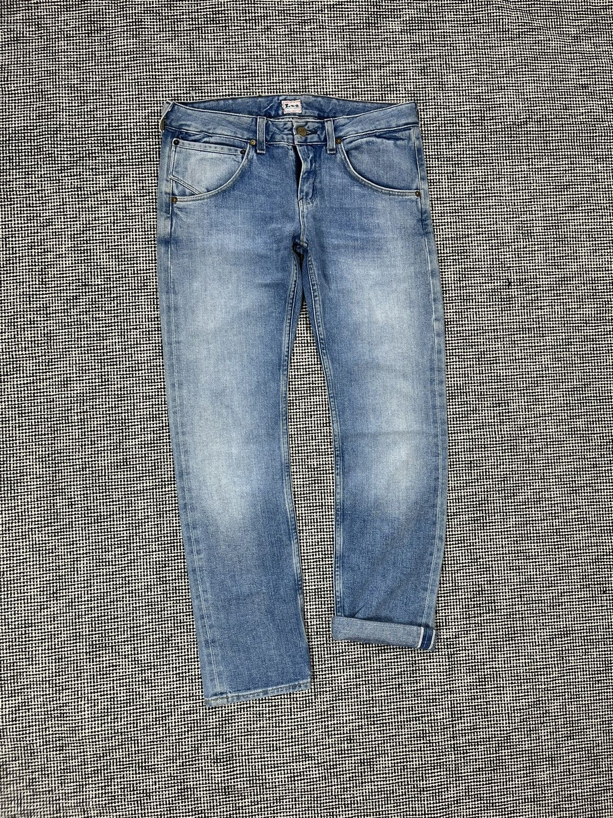 Lee × Salvage Lee selvedge jeans rare light blue denim Size 29" - 1 Thumbnail