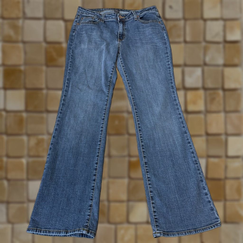 Vintage US Polo Assn. Women's Bootcut Jeans Embroidered Pocket Blue Size 12 Size 34" / US 12 / IT 48 - 1 Thumbnail