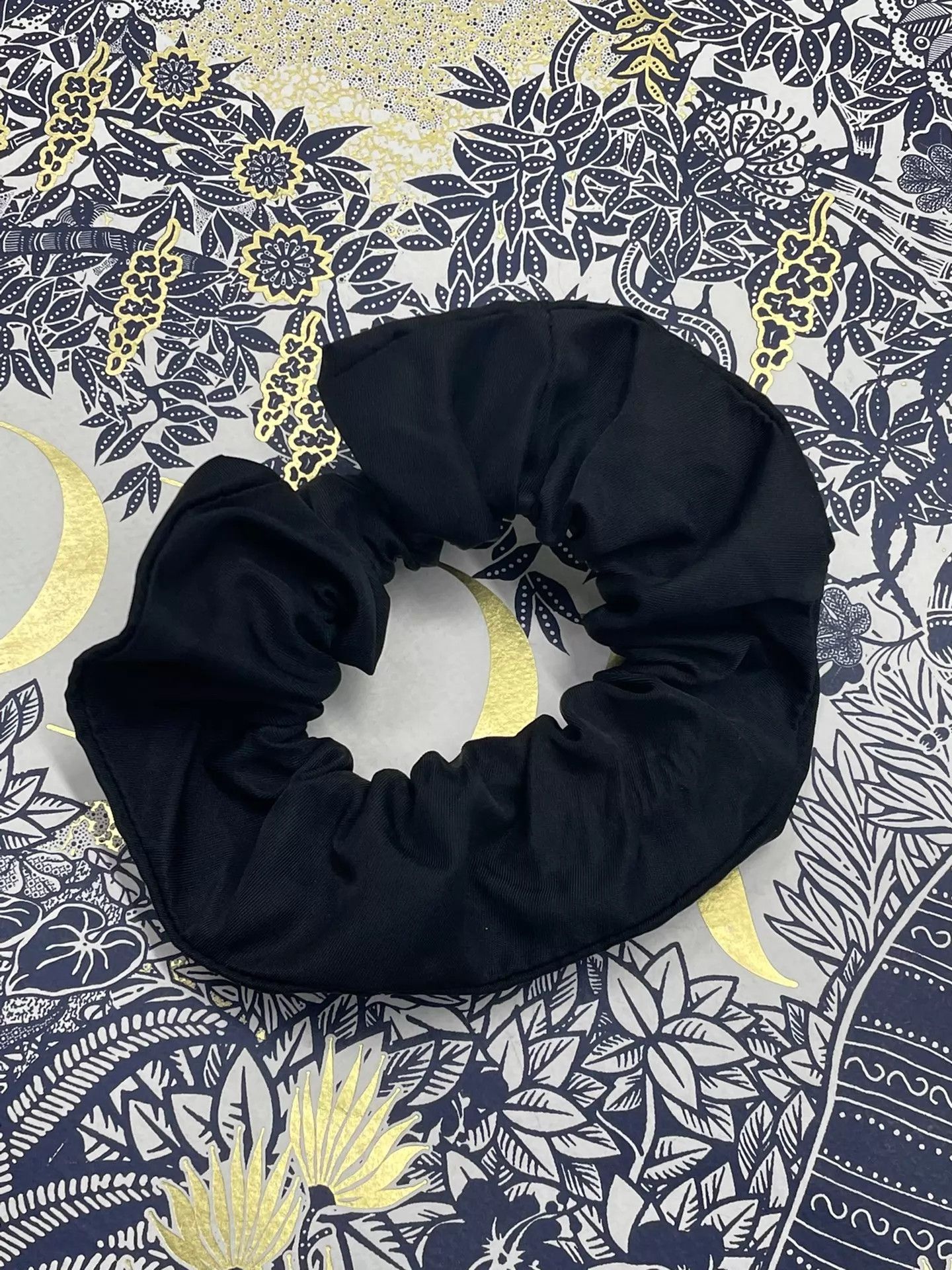 Prada Prada Black Triangle Logo Hair Tie New Size ONE SIZE - 3 Thumbnail