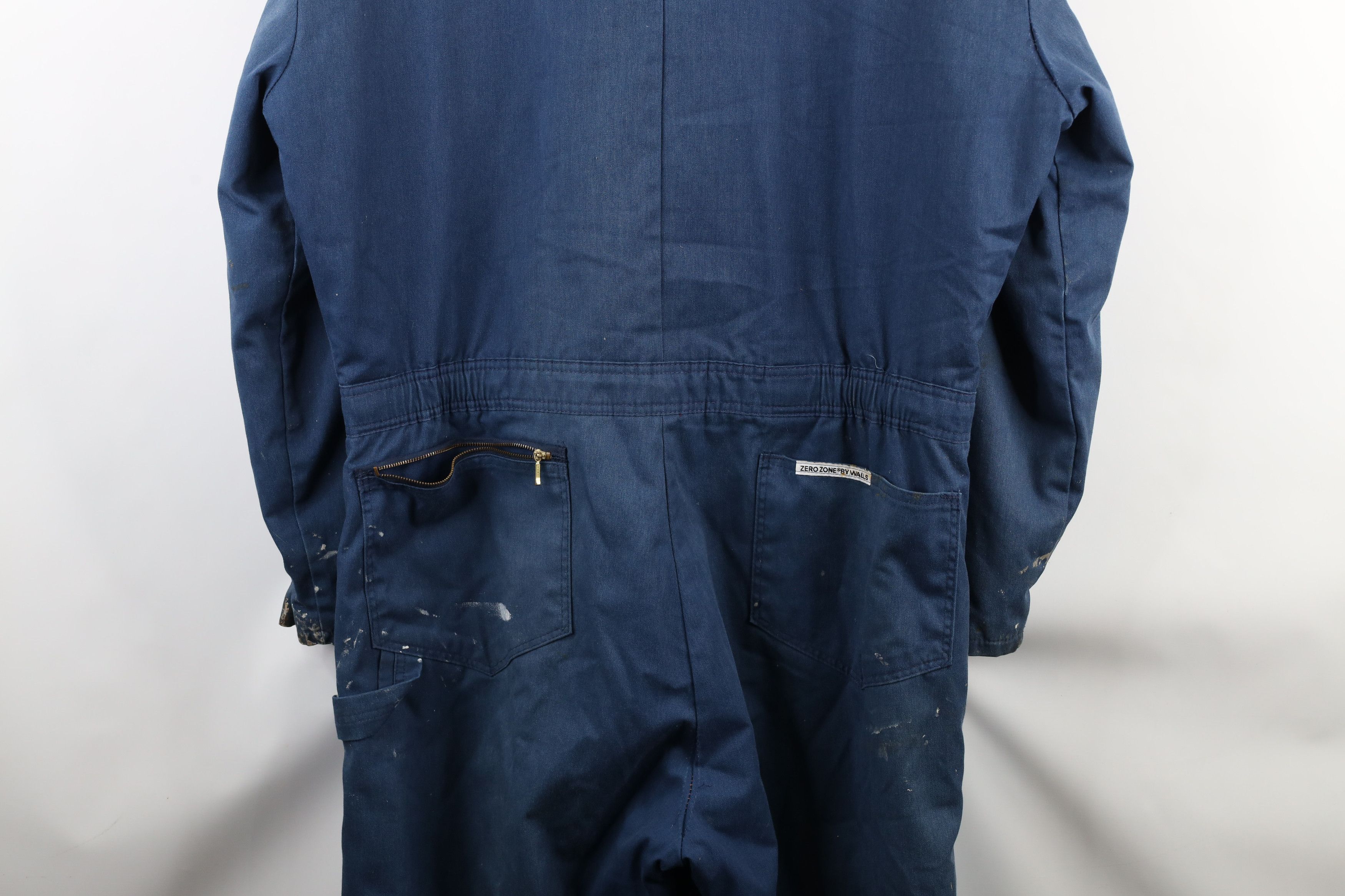 Vintage × Walls Vintage 90s Walls Thrashed Insulated Quilted Coveralls Size US XL / EU 56 / 4 - 19 Thumbnail