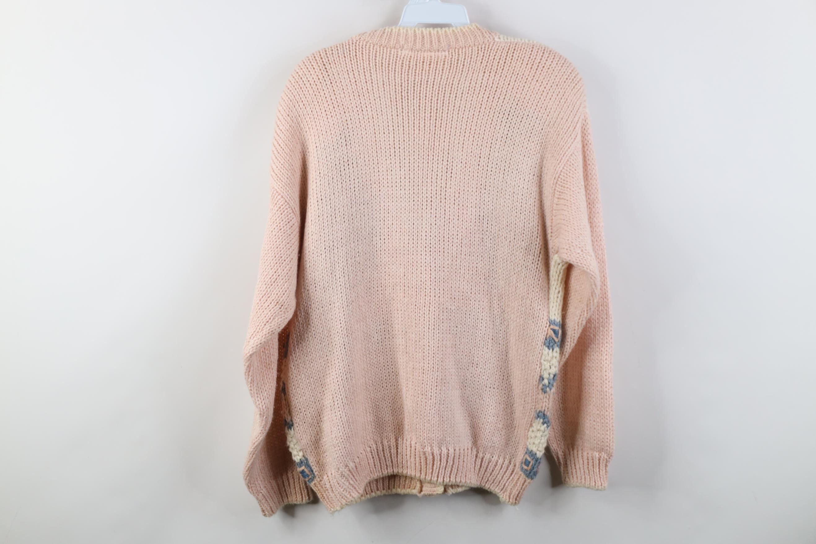 Vintage Vintage 90s Streetwear Babydoll Geometric Cardigan Sweater Size M / US 6-8 / IT 42-44 - 13 Thumbnail