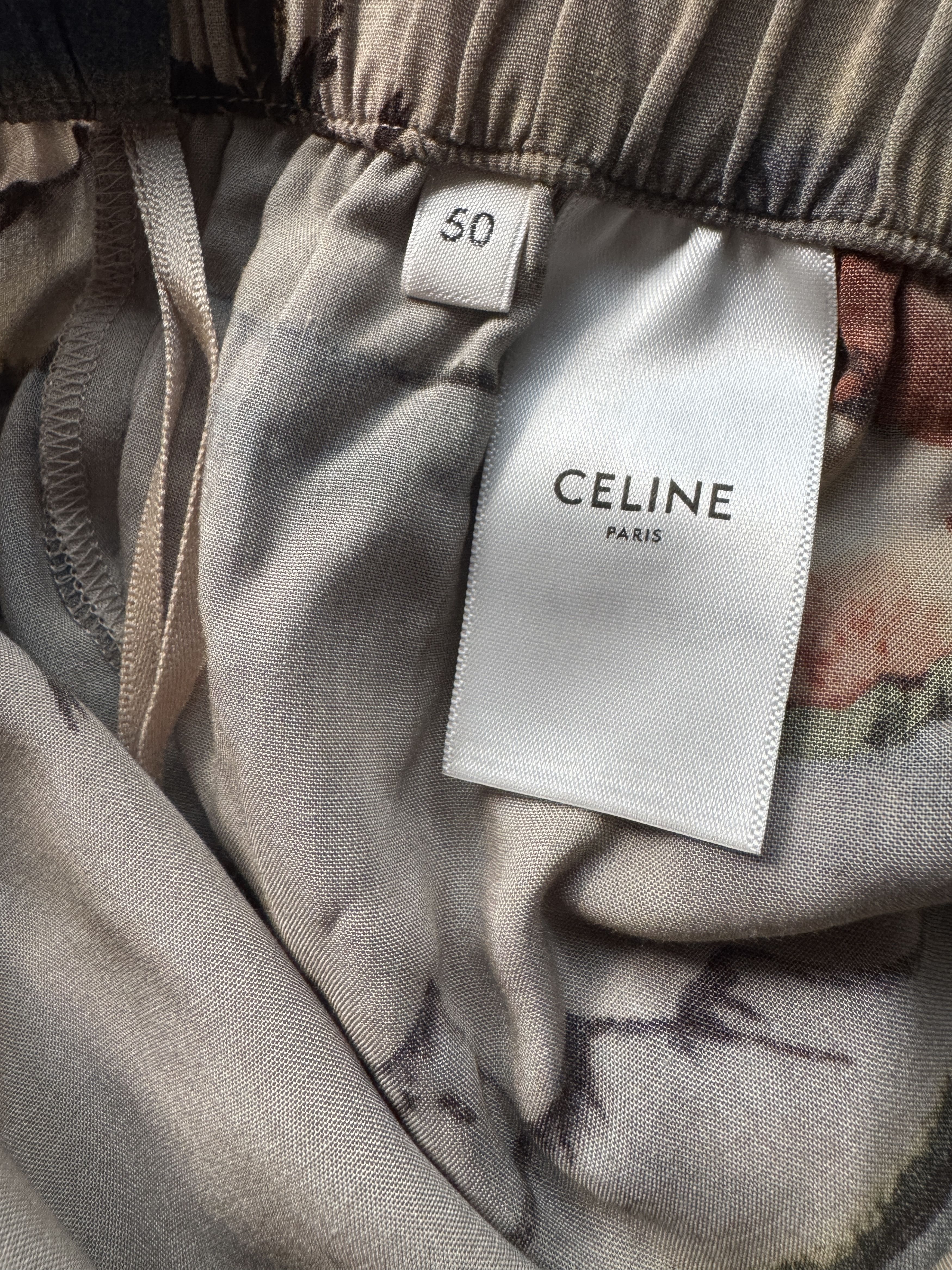 Celine Palm Tree Hawaiian Print Pants Size US 34 / EU 50 - 18 Thumbnail