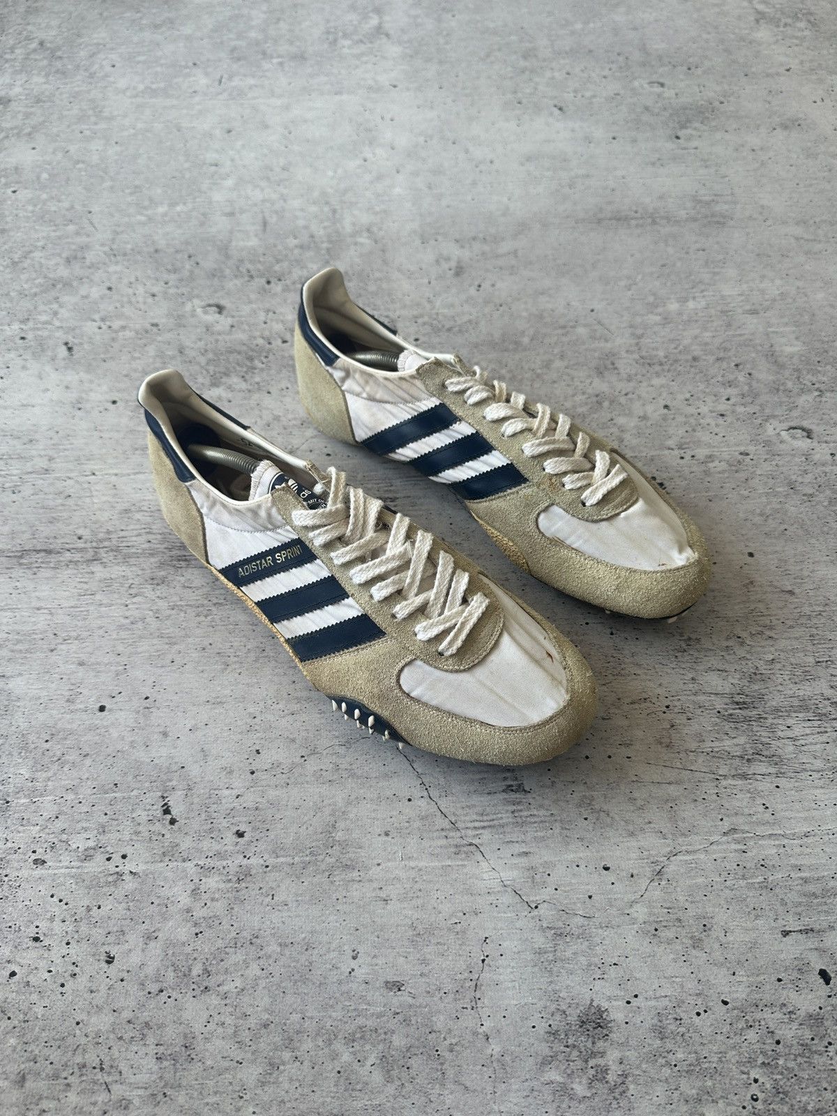Adidas Rare Vintage 80s Adidas Adistar Sprint Spikes 11.5 US Size US 11.5 / EU 44-45 - 2 Thumbnail