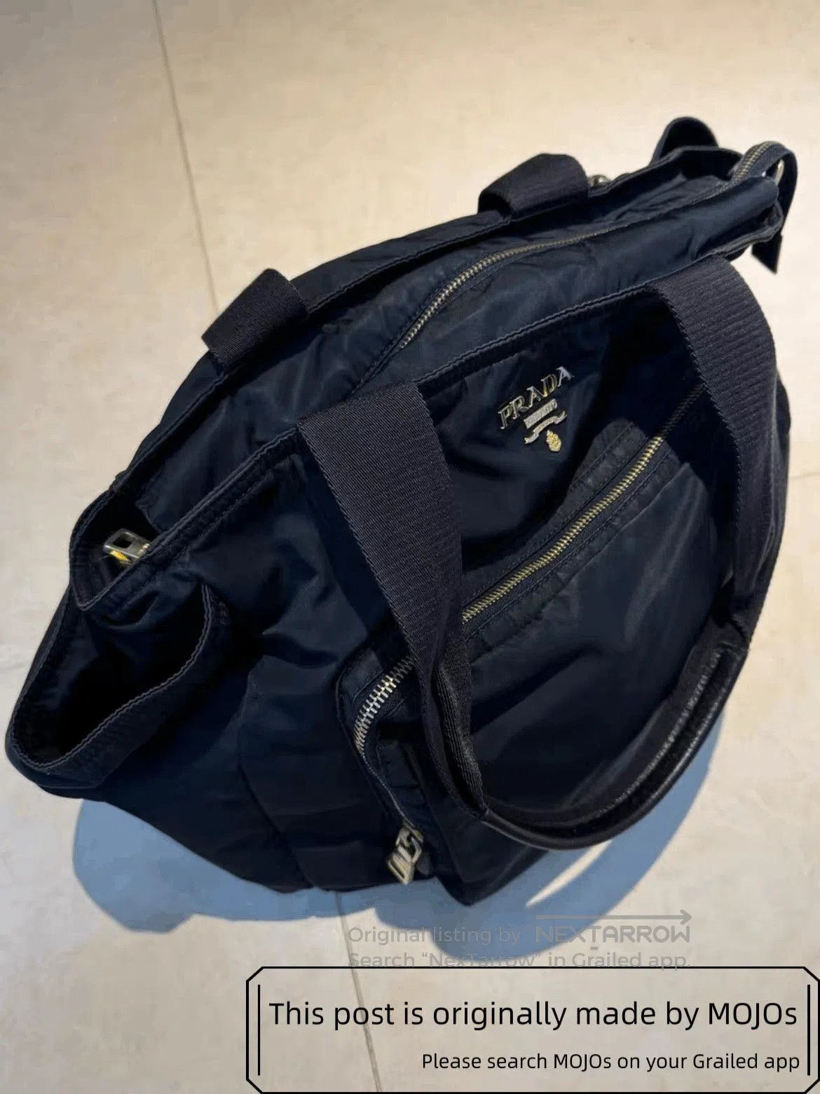 Prada Prada Big Pillow Logo Handbag. Size ONE SIZE - 3 Thumbnail