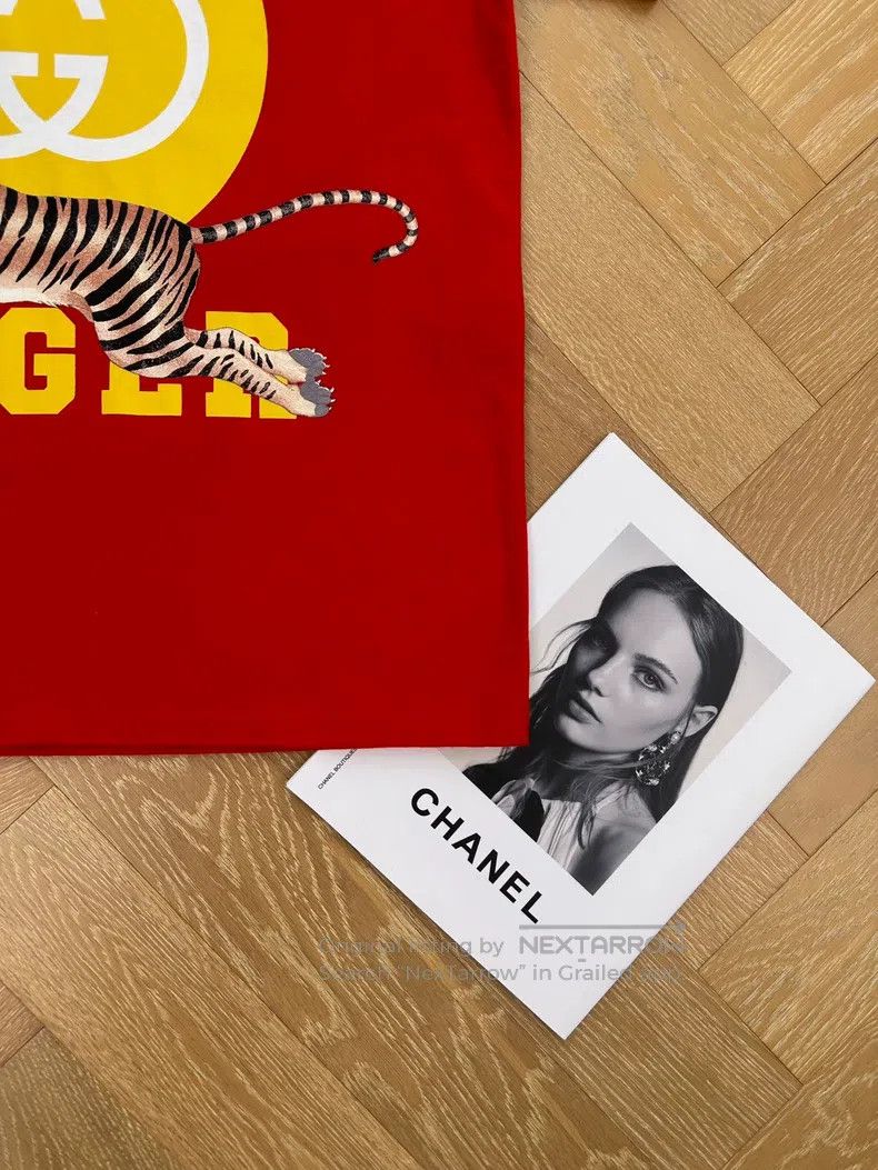 Gucci Gucci Logo letter printed round-neck pullover short-sleeve Size US S / EU 44-46 / 1 - 3 Thumbnail