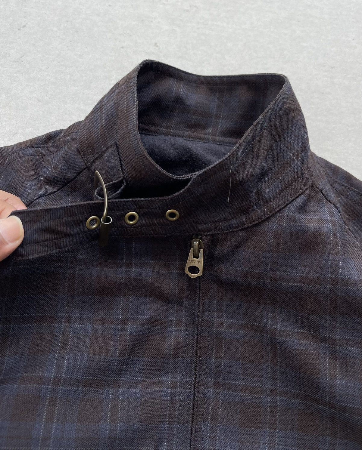 MasterPiece 🔥Scye by Masterpiece Japan G9 Blackwatch Plaid Bomber Jacket Size US M / EU 48-50 / 2 - 7 Thumbnail