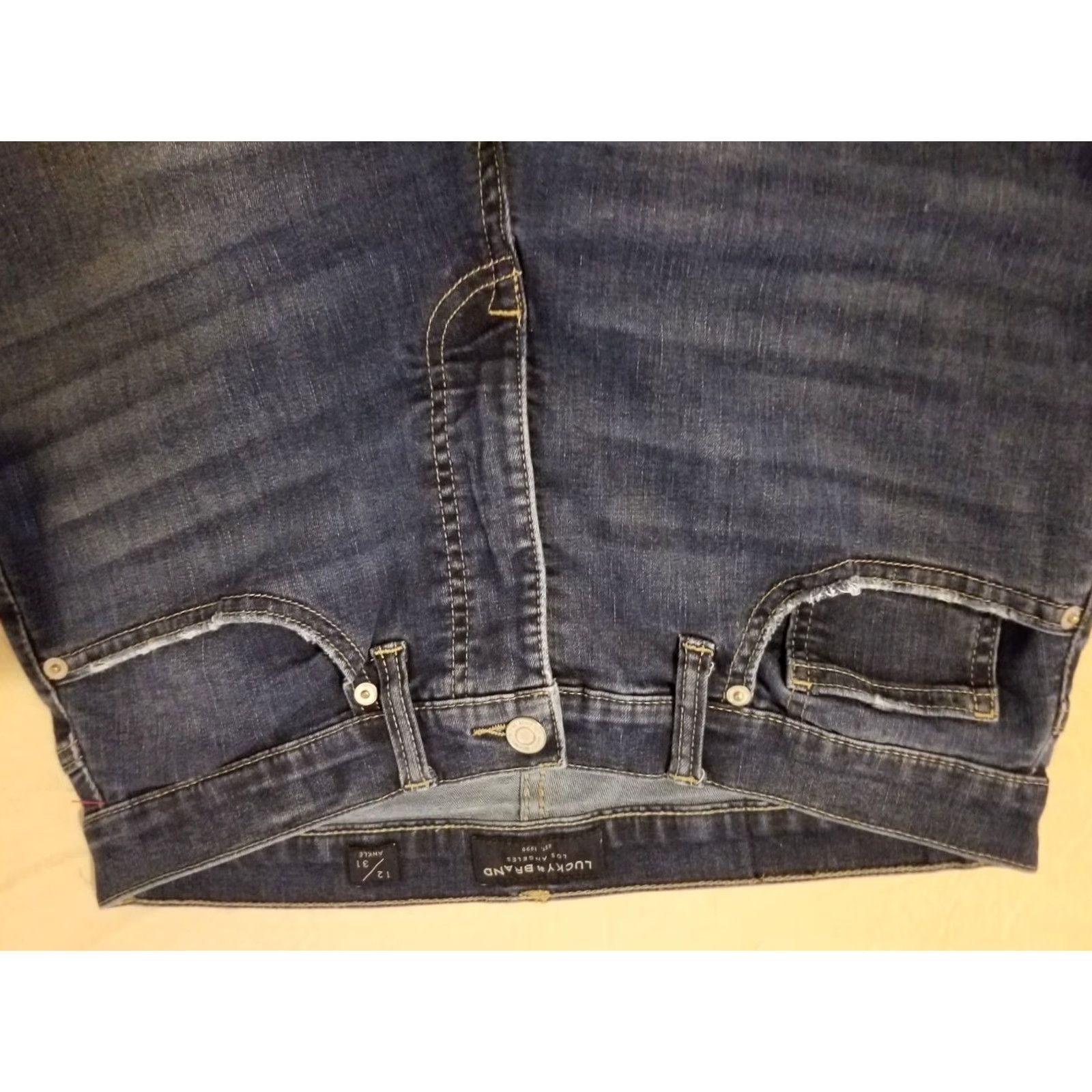 Lucky Brand Womens Lucky Brand Jeans Skinny Stretch 12 31 Denim Blue Size 12 Womens Jeans Skinny Stretch Lucky Brand Size 34" / US 12 / IT 48 - 5 Thumbnail