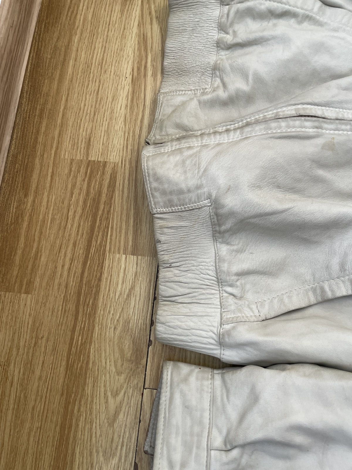 Vintage Vintage soft leather Jacket white Size US L / EU 52-54 / 3 - 5 Thumbnail