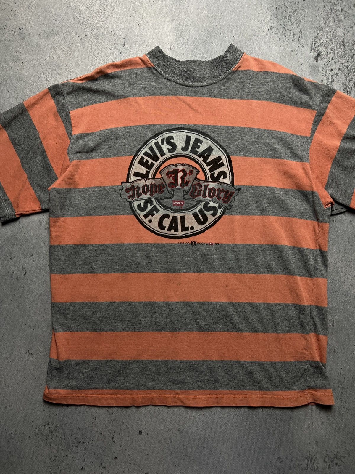 Levi's Levi's Jeans SF. CAL. US. Hope N Glory 80s 90s Vintage Tee Size US L / EU 52-54 / 3 - 5 Thumbnail