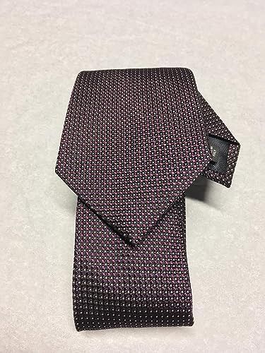 Ermenegildo Zegna Ermenegildo Zegna Micro Dot Pattern Purple Silk Tie Size ONE SIZE - 7 Thumbnail